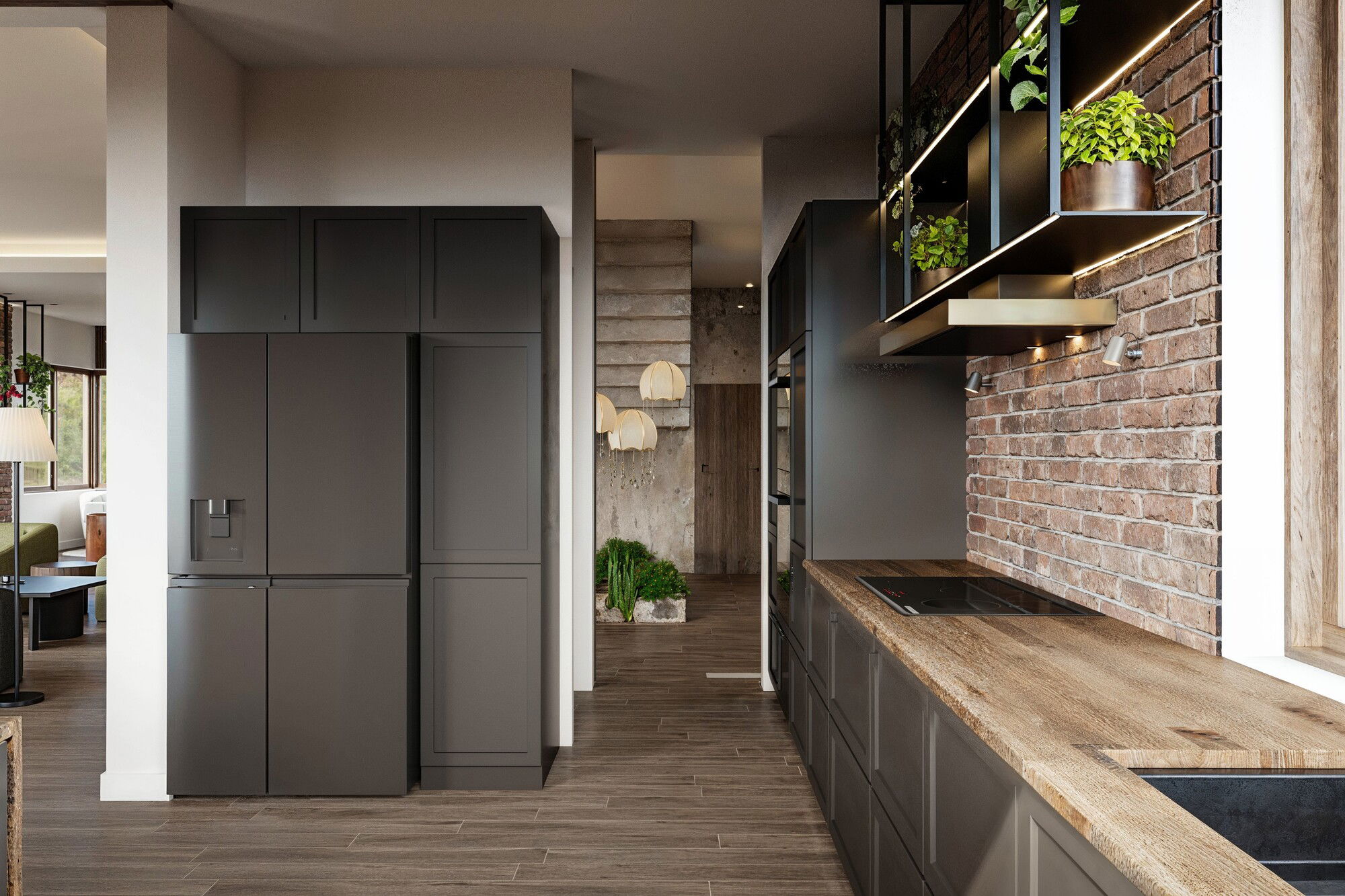 Online Designer Kitchen 3D Model 3