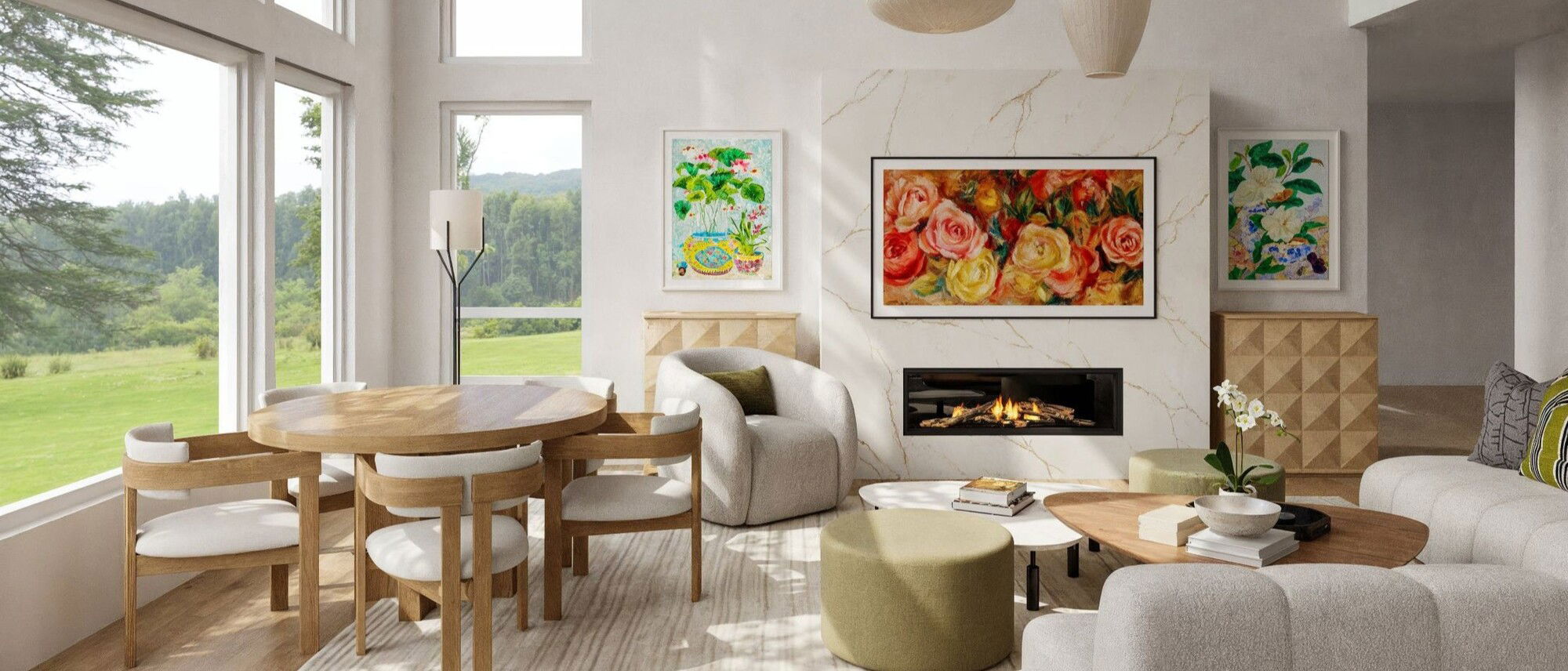 Modern Contemporary Home Transformation- After Rendering