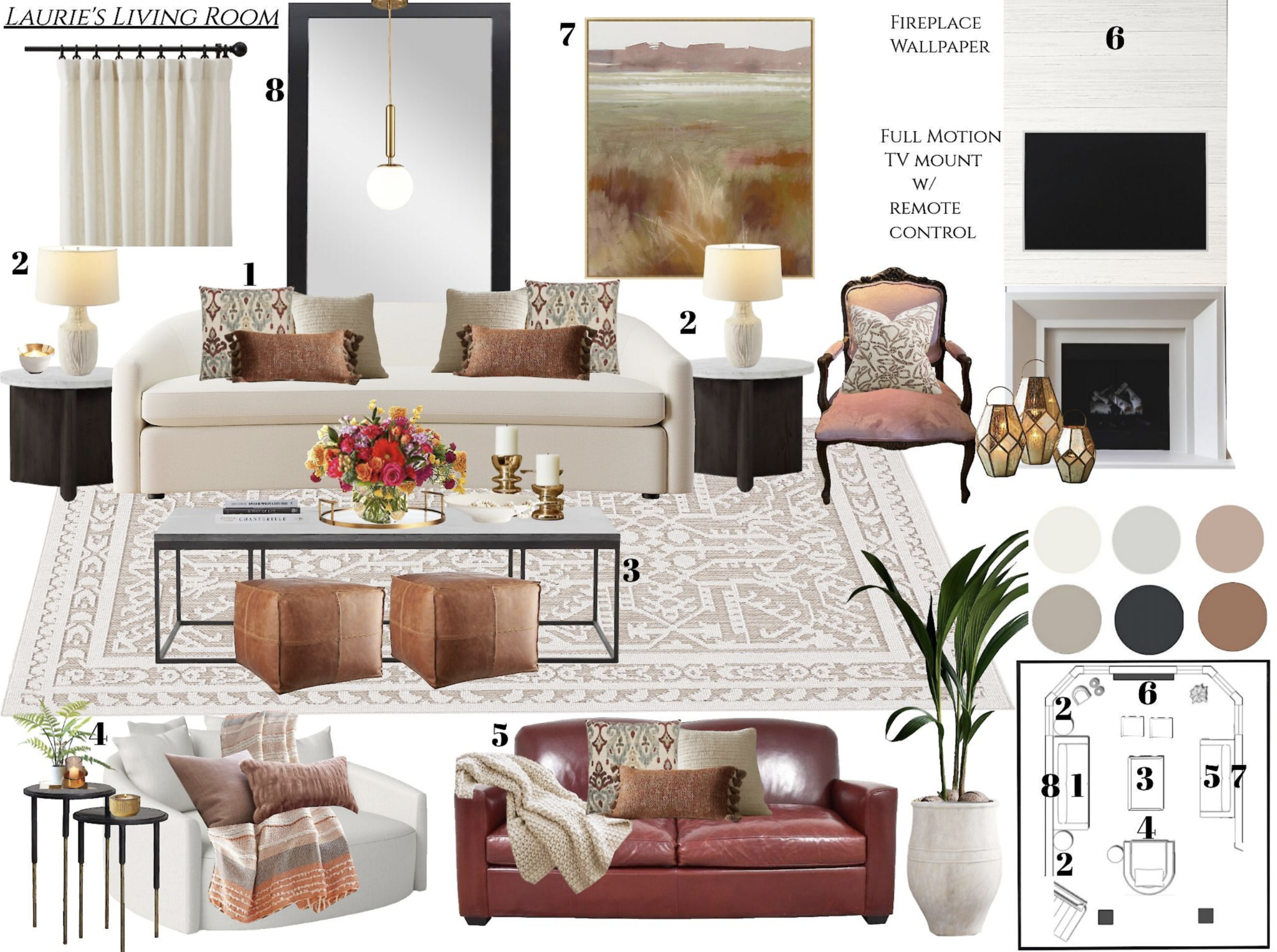 Online Designer Living Room Interior Design Ideas