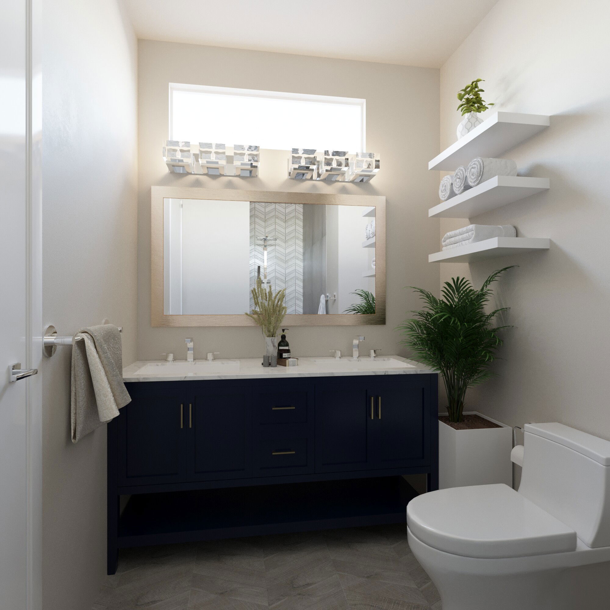 Modelo 3D de Baño por Diseñador Online 1