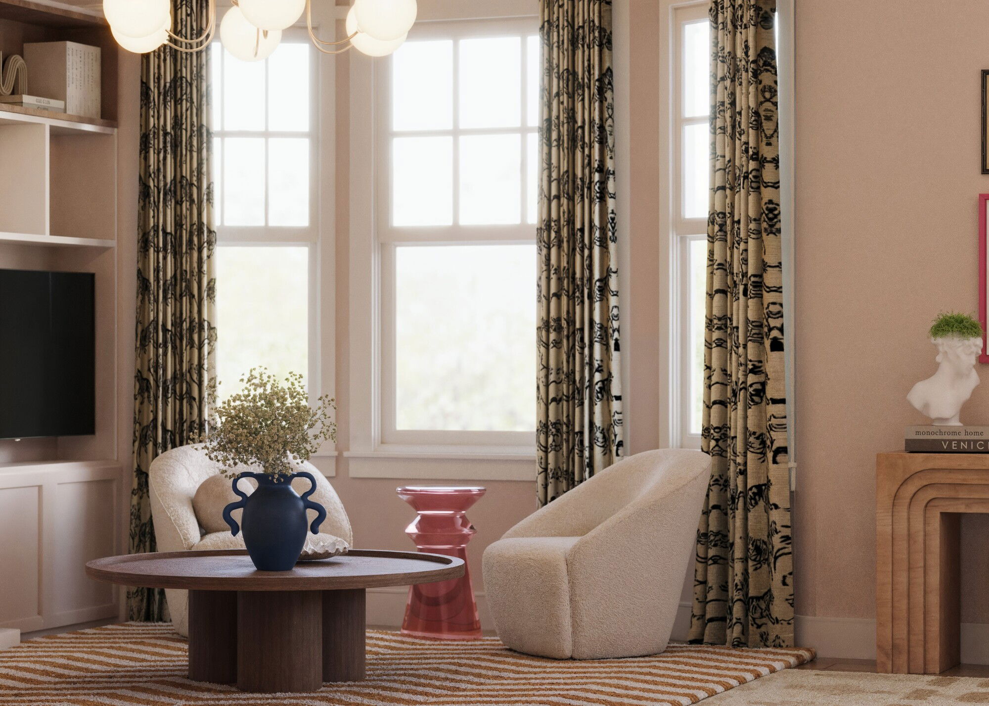 Online Designer Living Room 3D Model 1