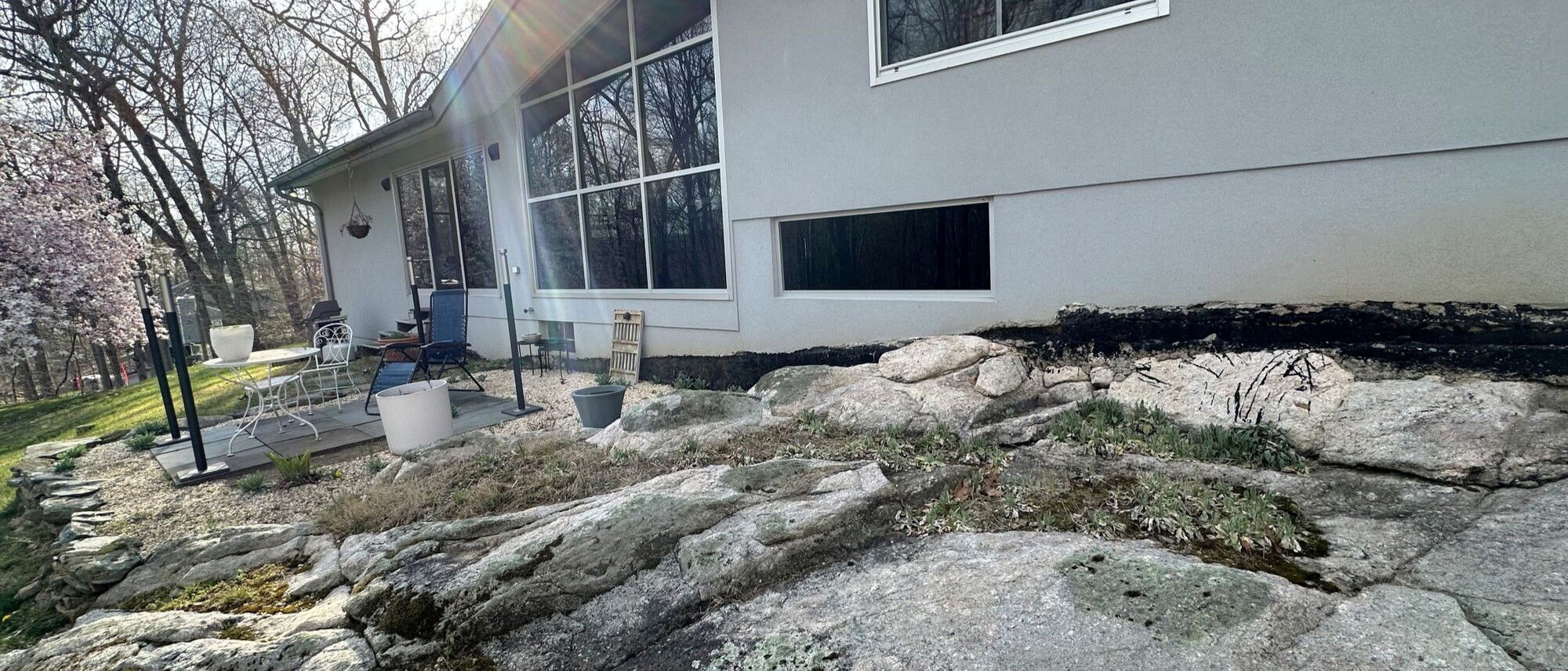 Tropical Luxe Patio Remodel- Before Photo