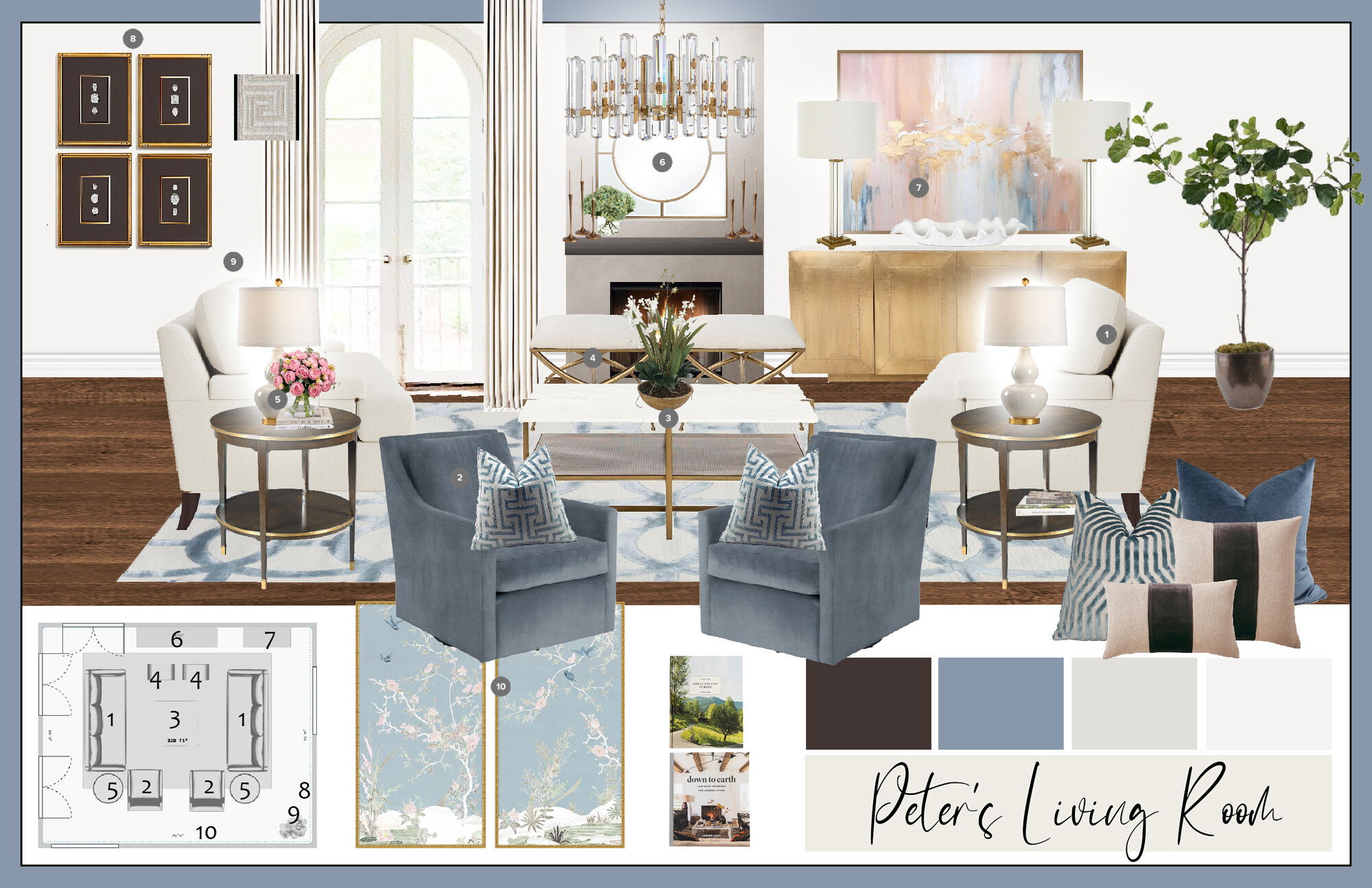 Online Designer Living Room Interior Design Ideas