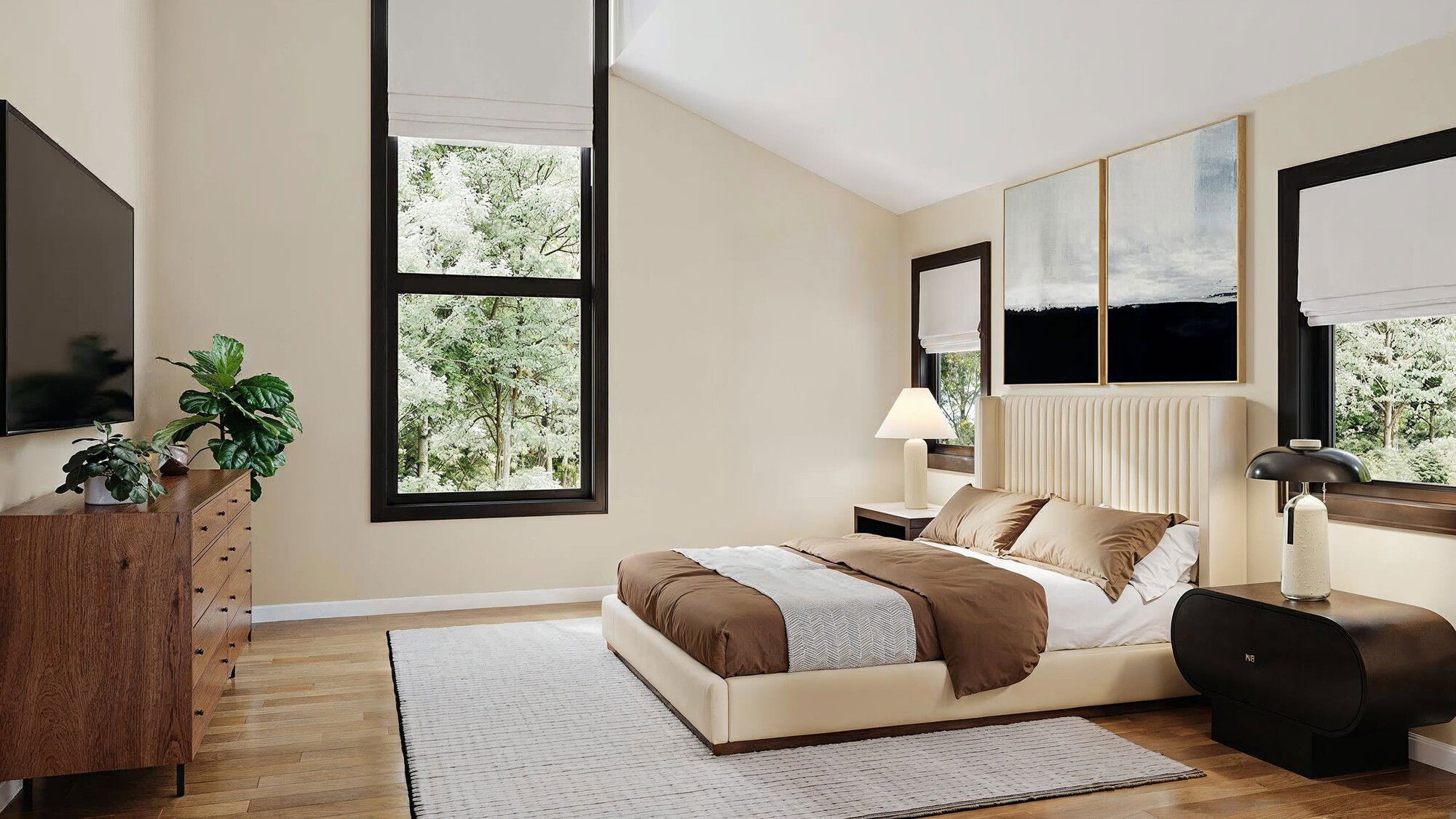 Online Designer Bedroom 3D Model 3