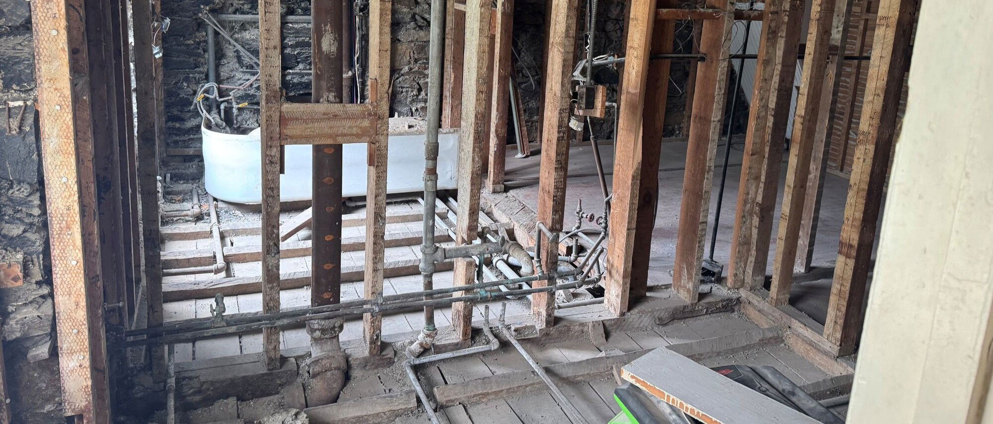 Serene Modern Elegance Bathroom Design - Before Photo