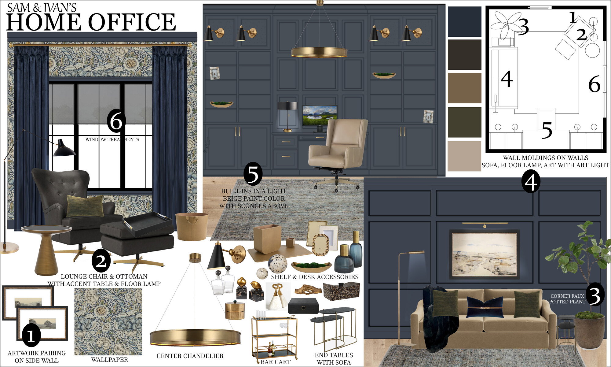 Online Designer Home Office Interior Design Ideas