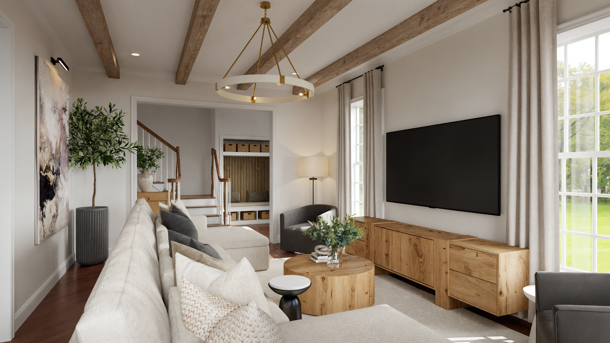 Online Designer Living Room 3D Model 3