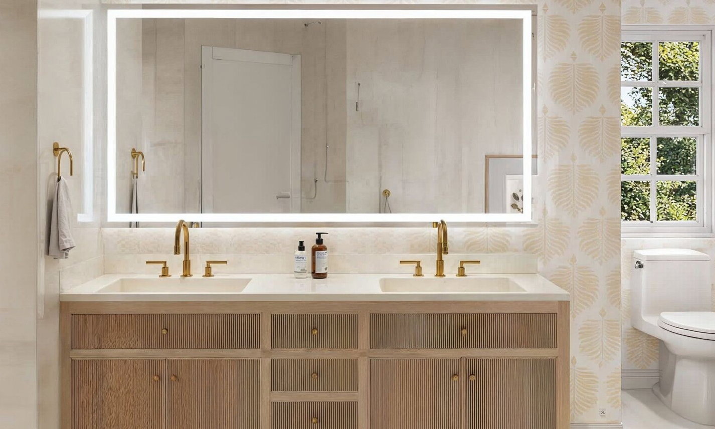 Fresh & Modern Bathroom Transformation by top Akron interior designers