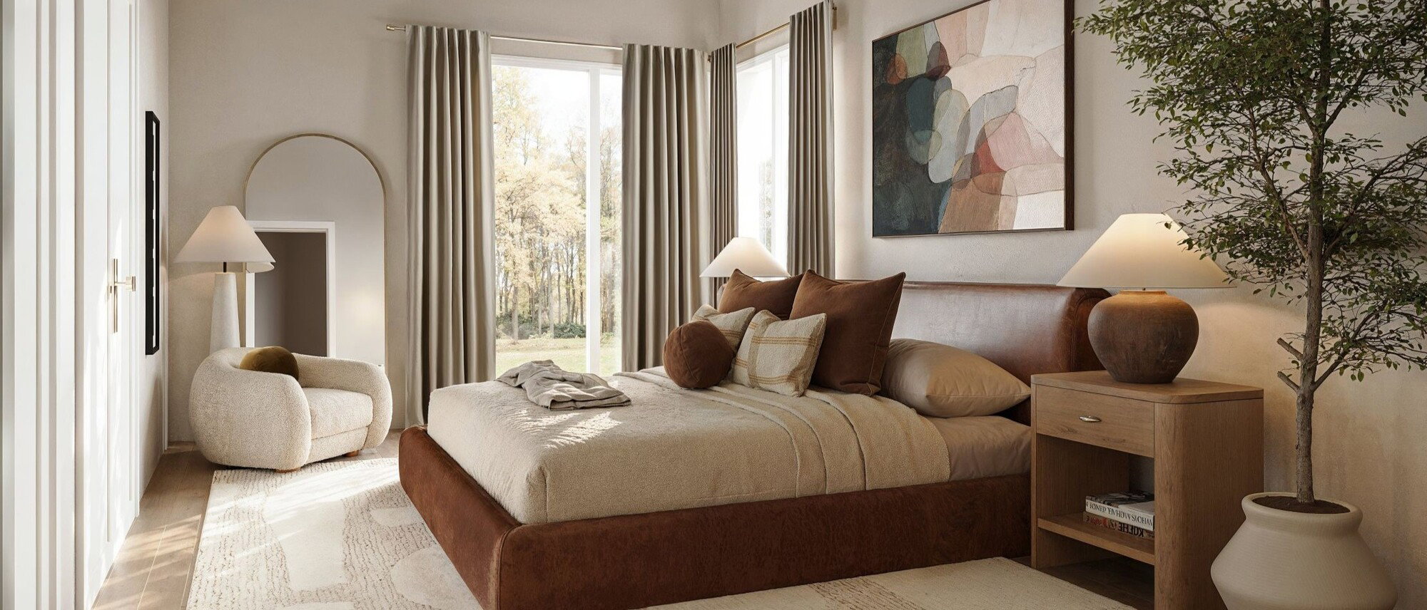 Stylish Modern Organic Home Remodel by top Manhattan interior designers