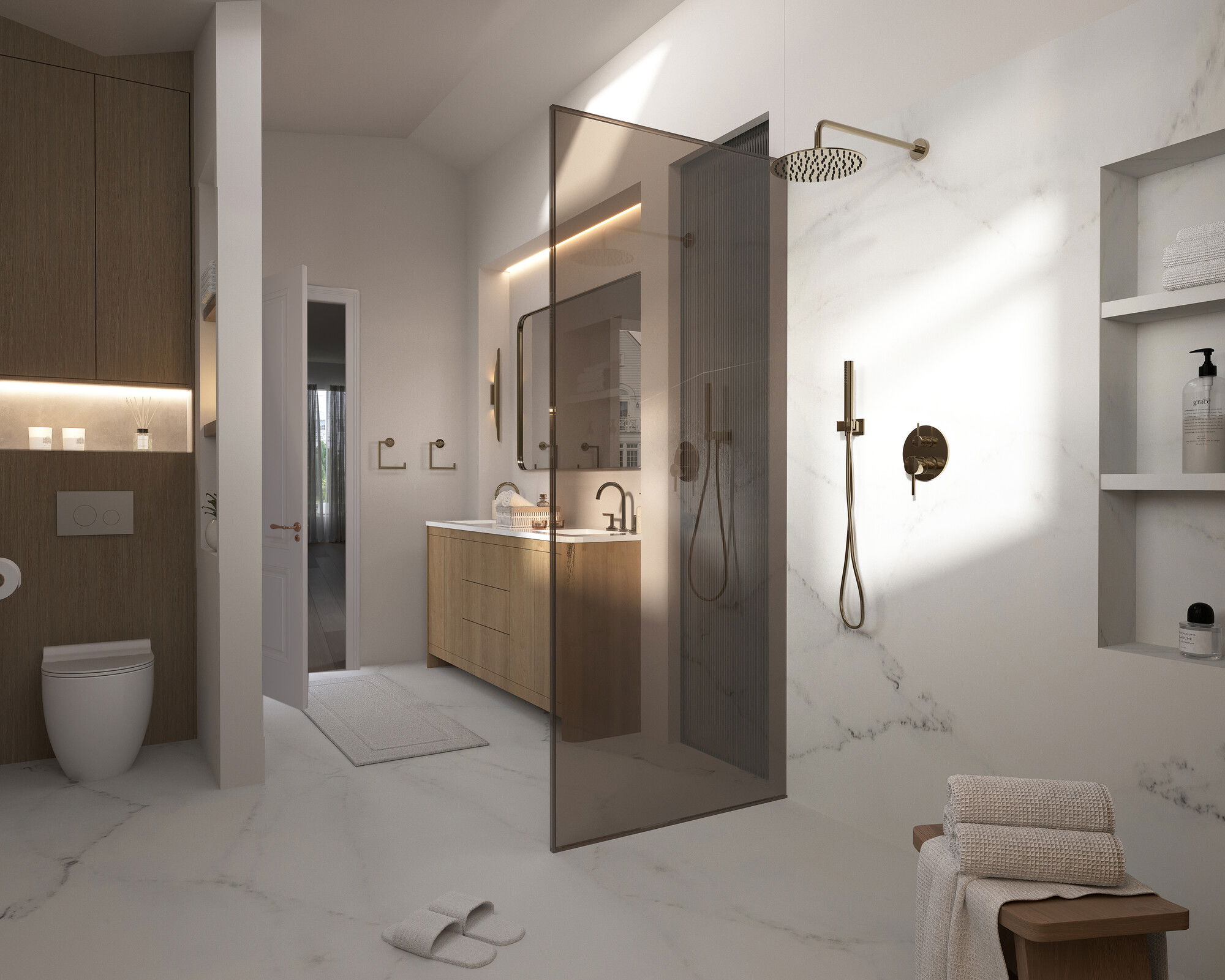 Online Designer Bathroom 3D Model 9