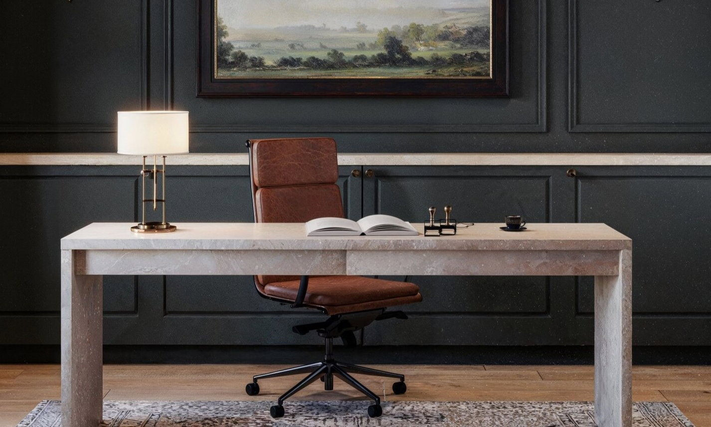 Creative Multi-Functional Home Office Design by affordable Austin interior designers