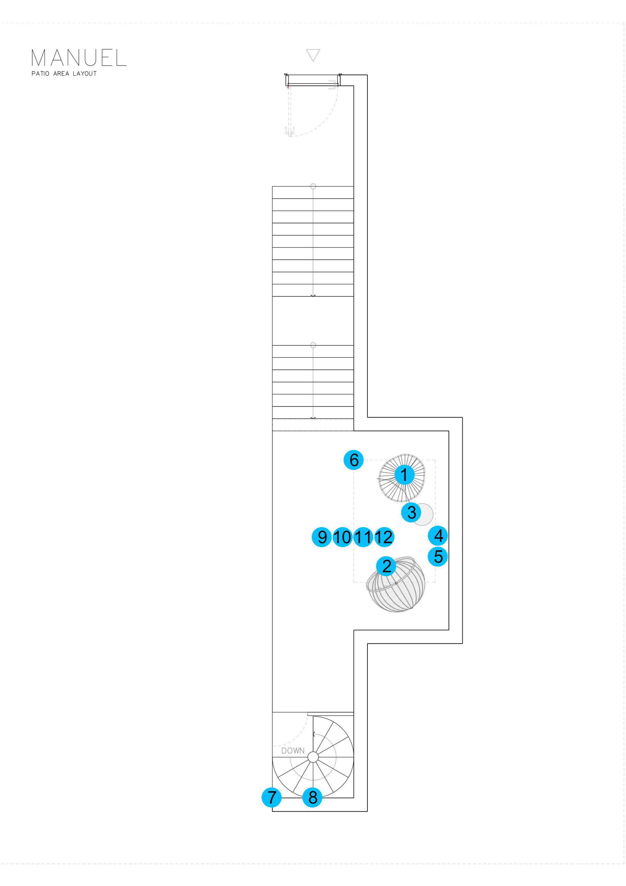 Online Designer Patio Floorplan