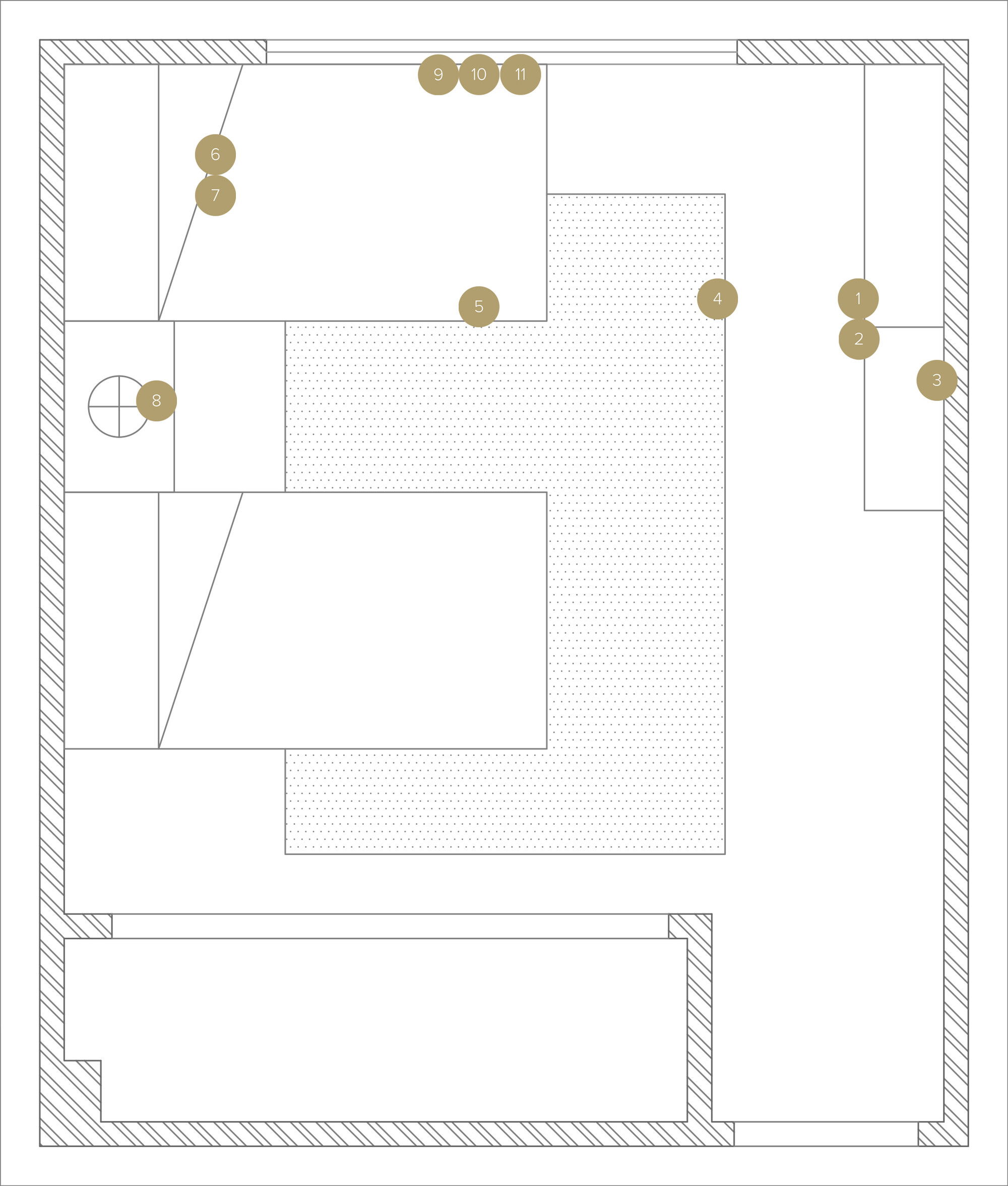 Online Designer Bedroom Floorplan