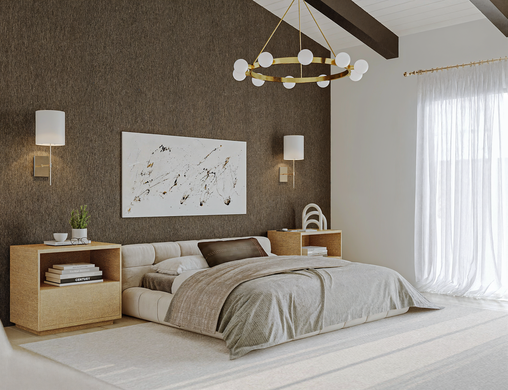 Online Designer Bedroom 3D Model 5