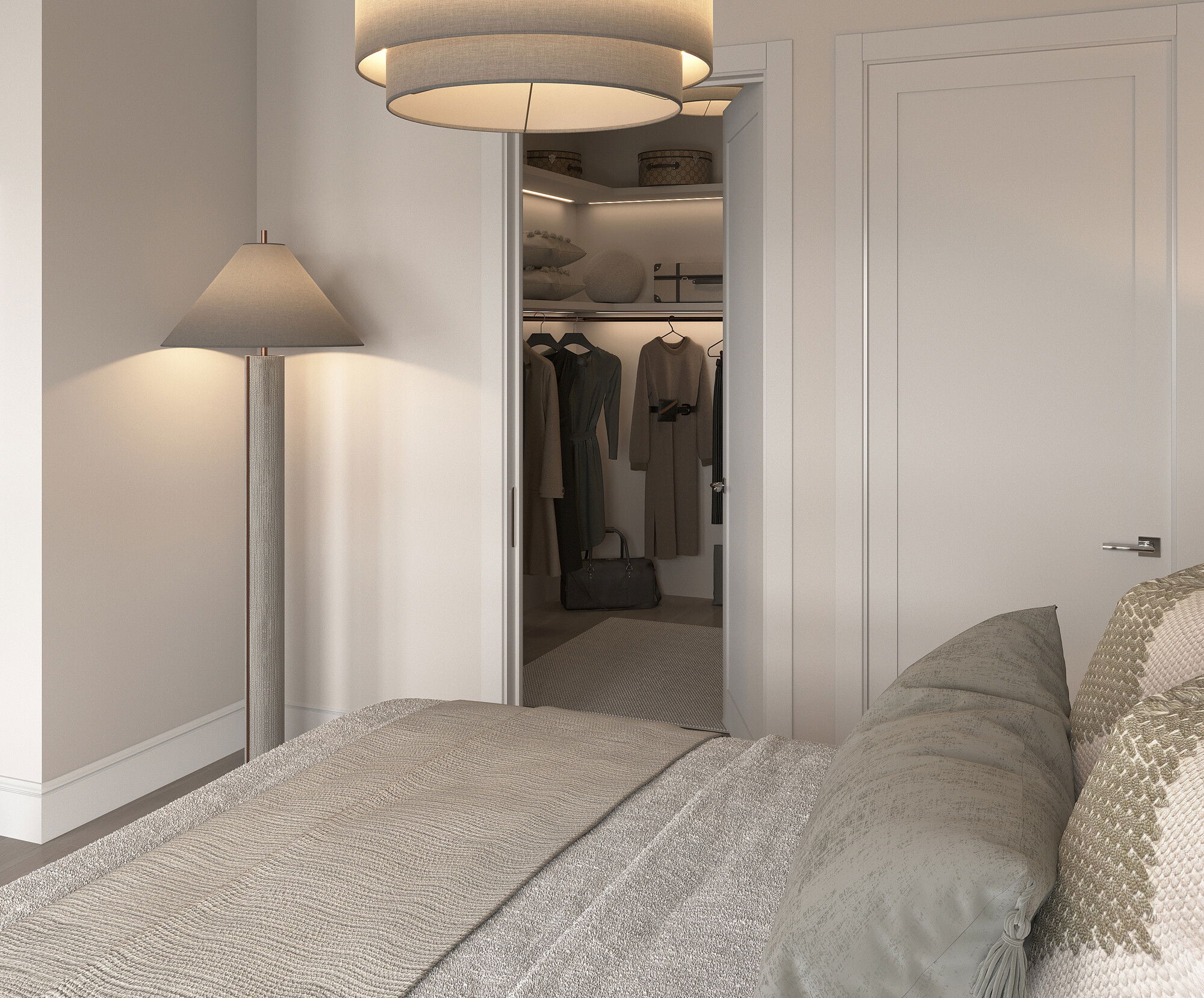 Modelo 3D de dormitorio de diseñador en línea 4