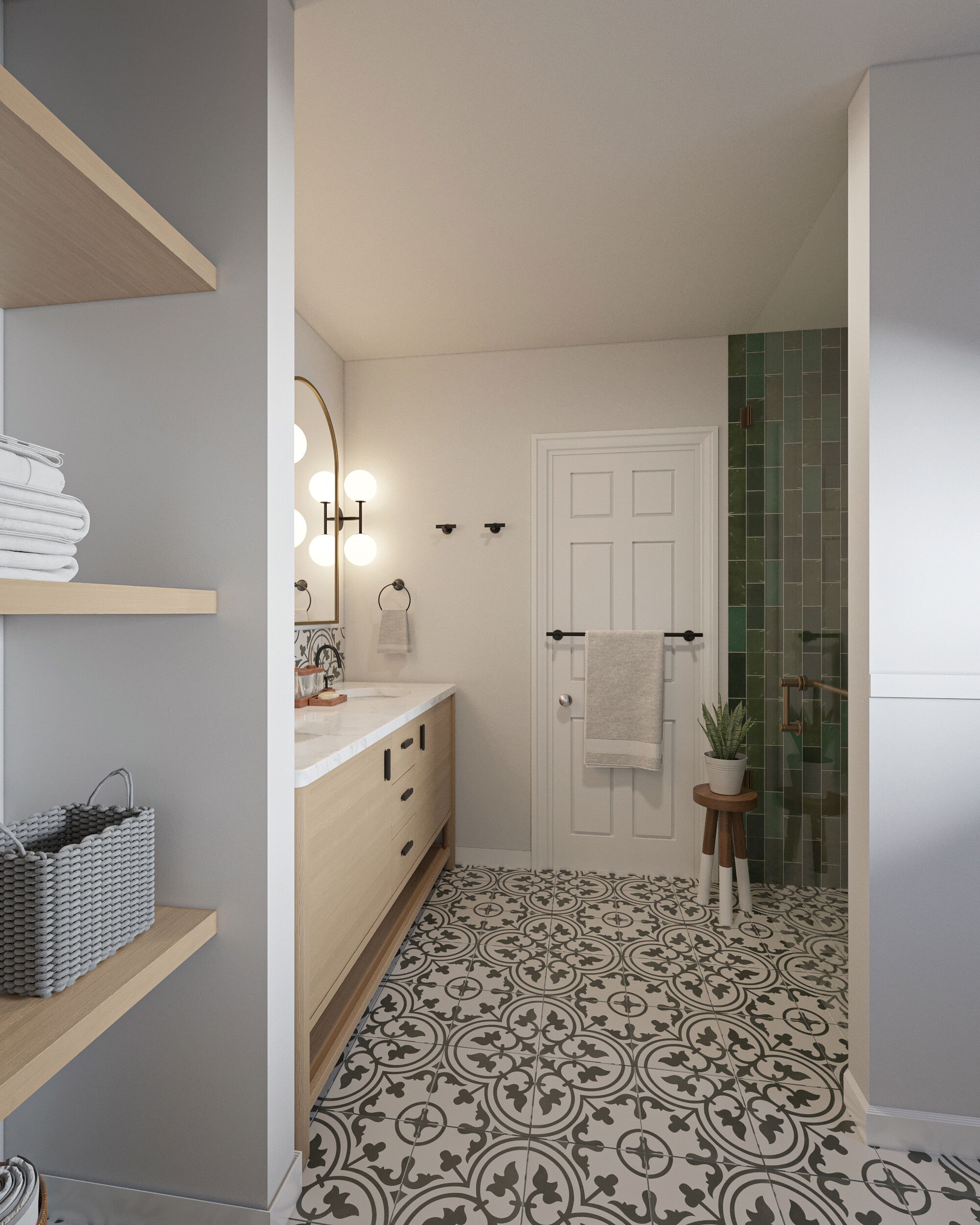Modelo 3D de Baño por Diseñador Online 2