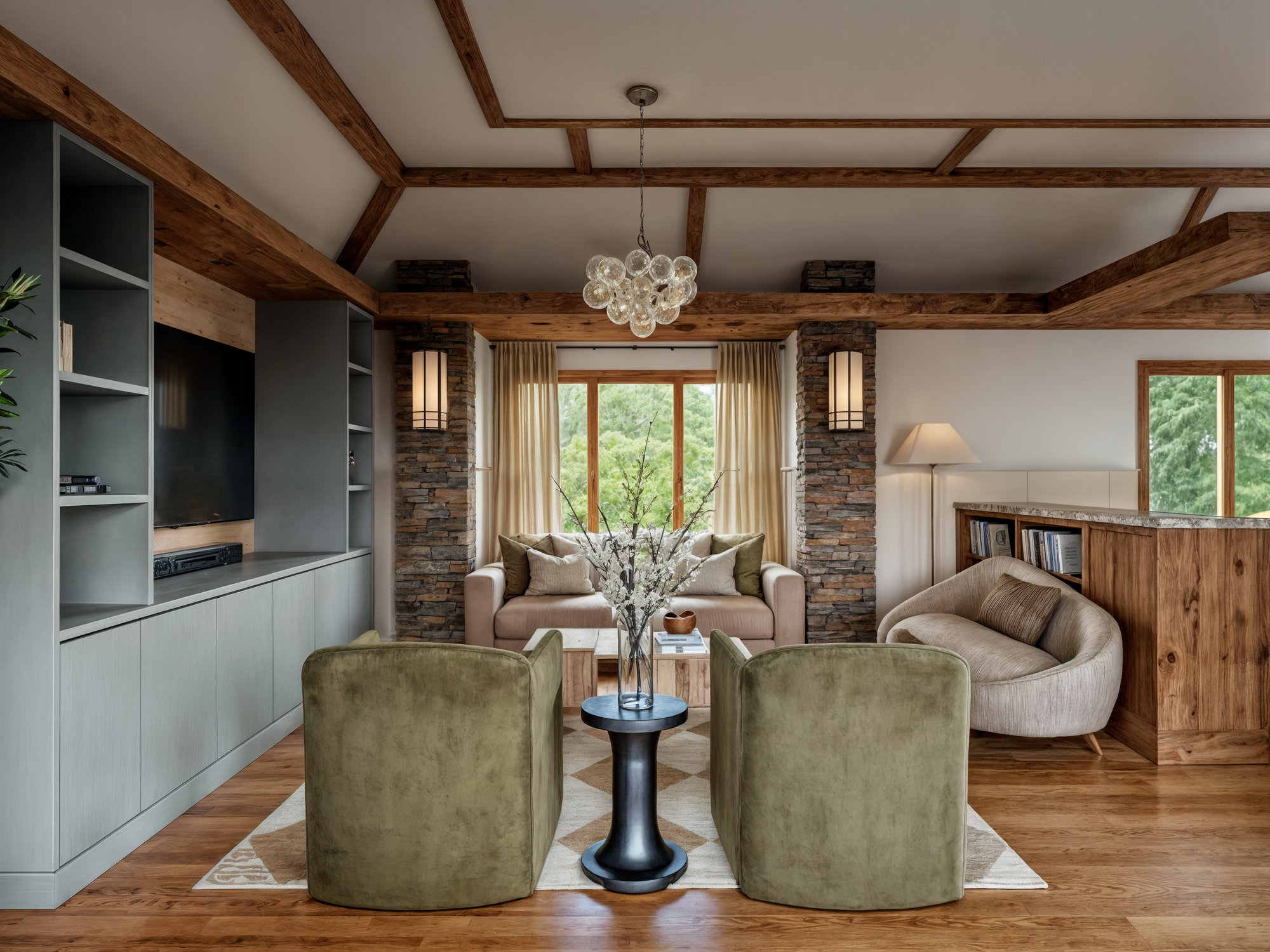 Online Designer Living Room 3D Model 3