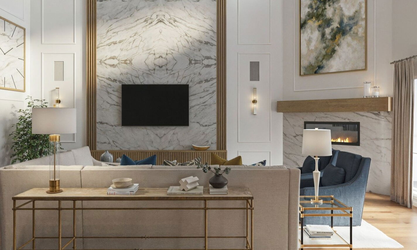 Luxurious Home Design with Modern Touches by top Denton interior designers