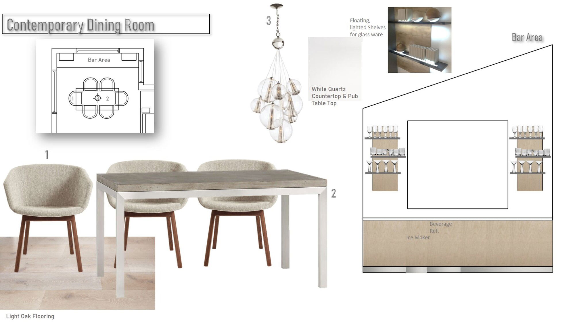 Ideas de Diseño de Interiores para el Comedor por Diseñadores en Línea