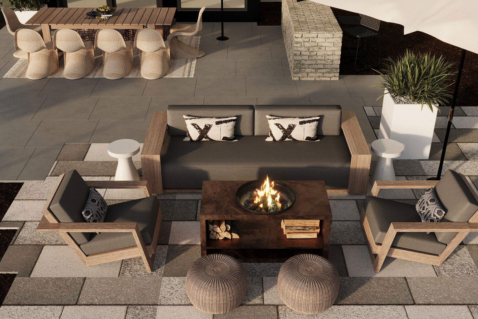 Online Designer Patio 3D Model 6