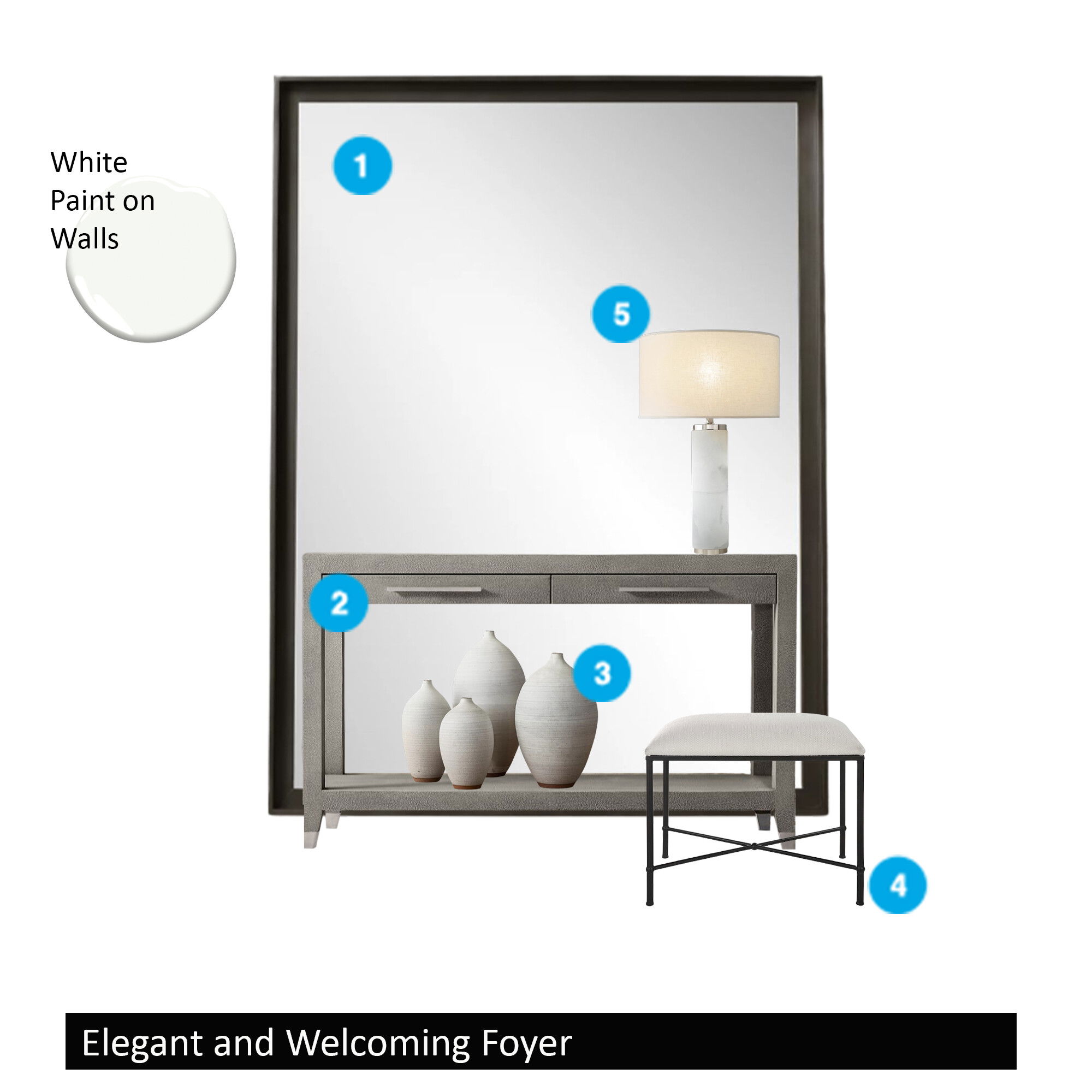 Online Designer Combined Living/Dining Floorplan