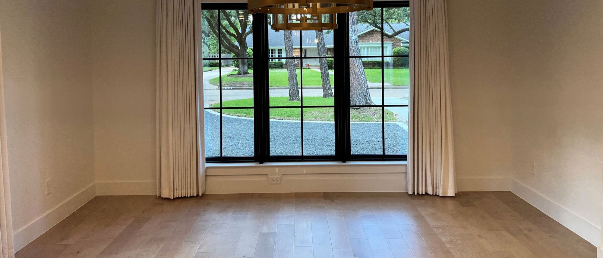 Contemporary Glam Dining Room- Before Photo