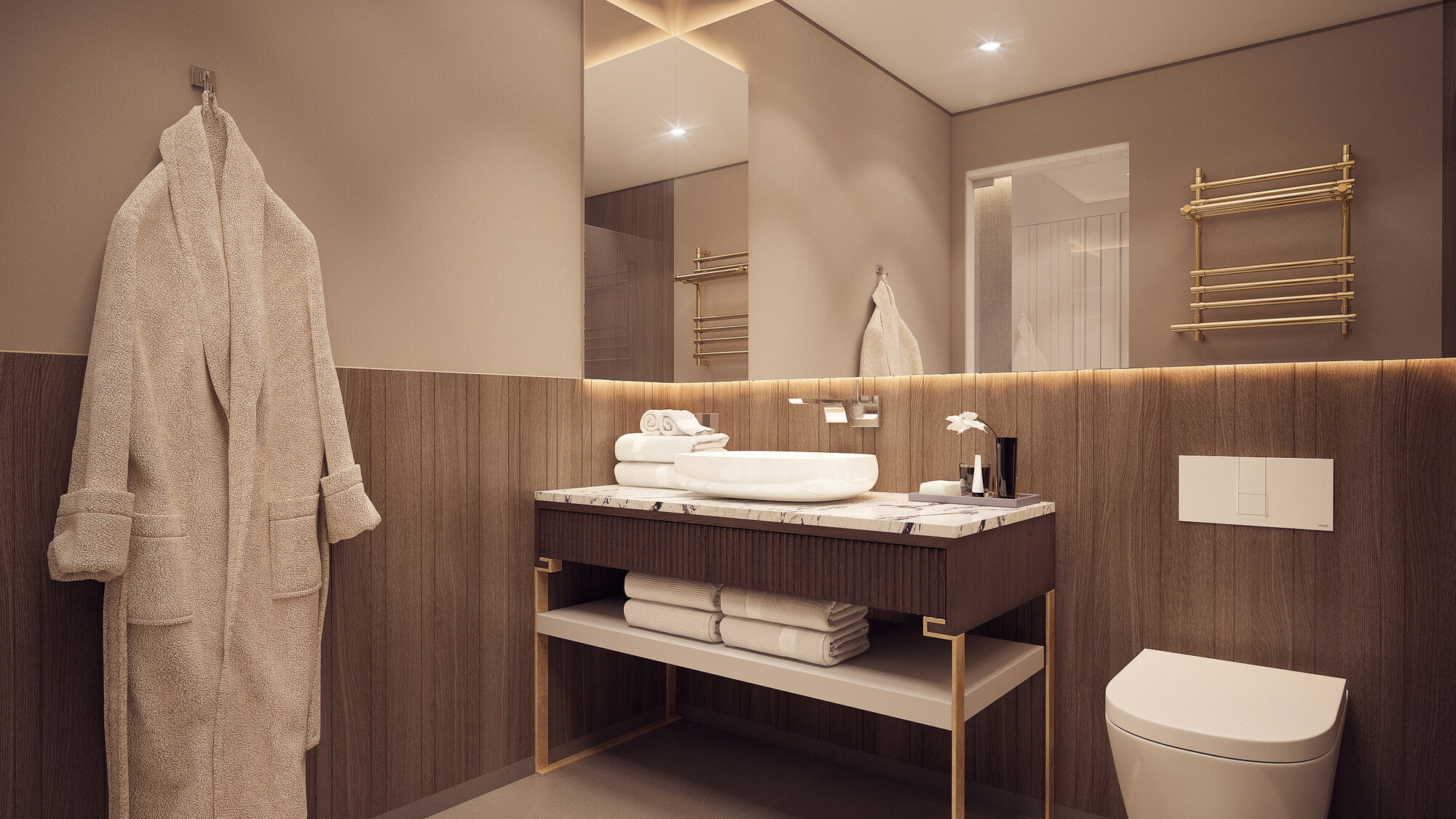 Online Designer Bathroom 3D Model 2