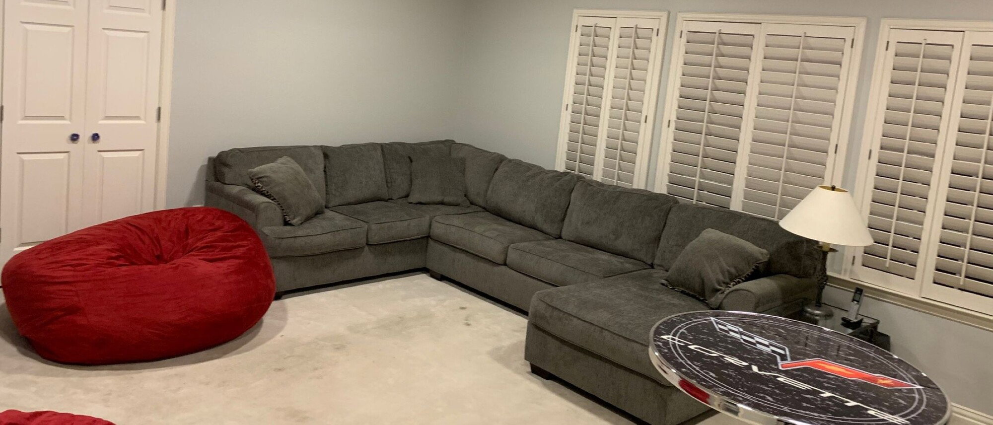 Modern Teenage Man Cave Interior Design-MaryJane  Before Photo