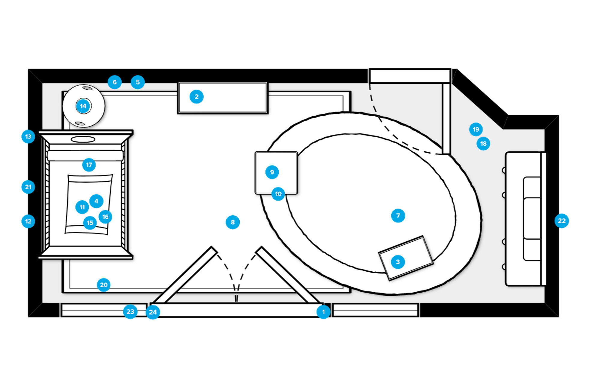 Online Designer Nursery Floorplan