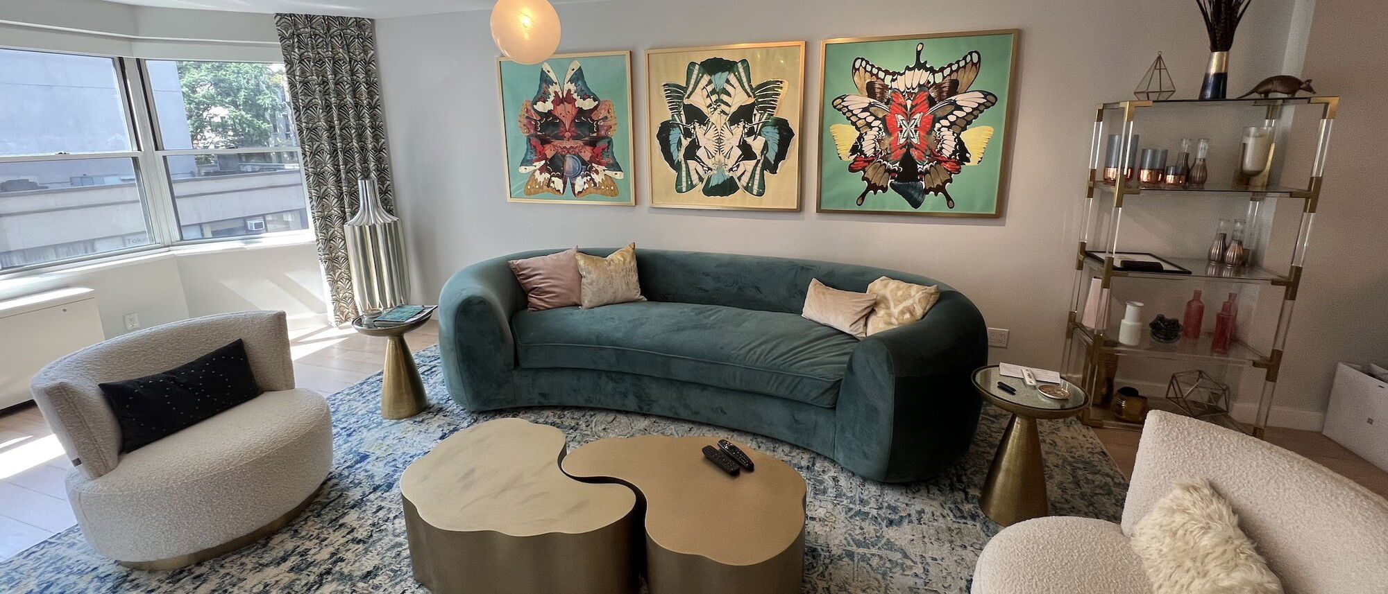 Contemporary & Eclectic Living Room Remodel- Before Photo