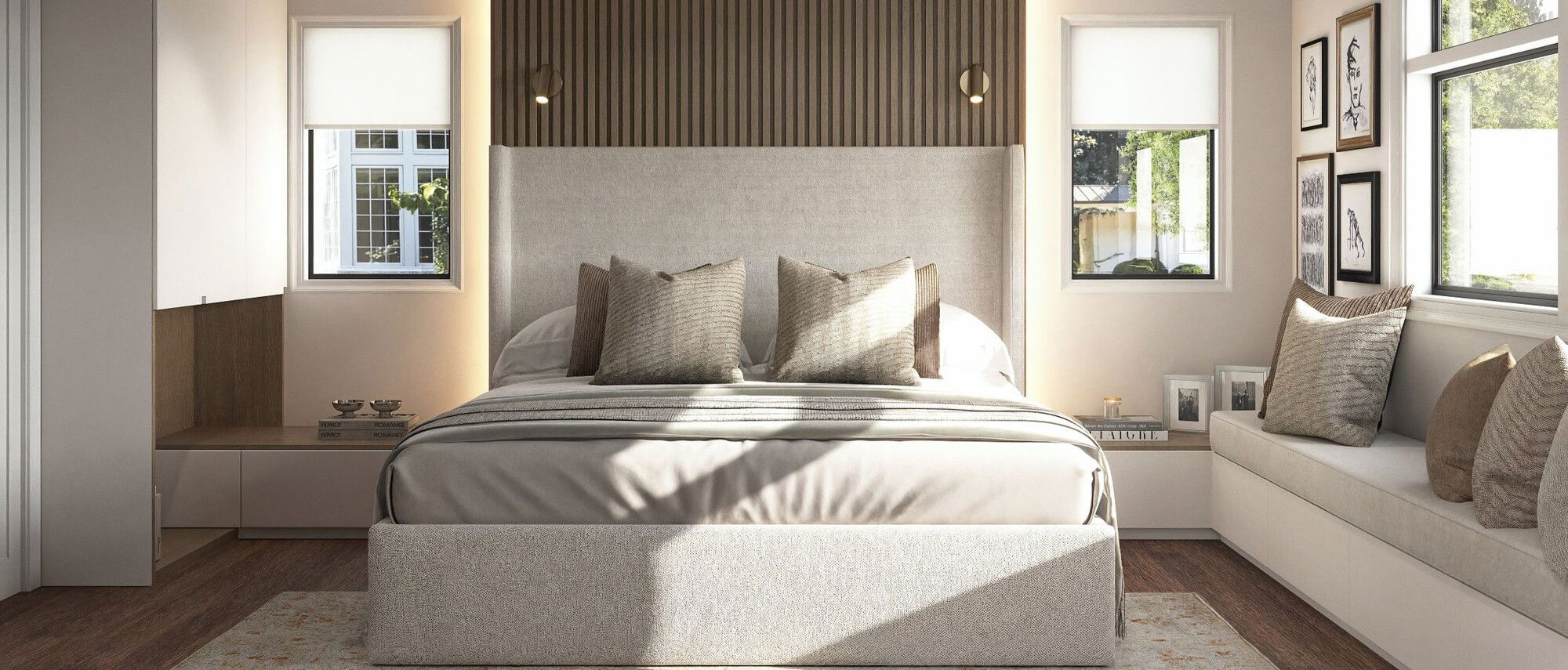 Modern High-End Bedroom Remodel  by top Aurora interior designers