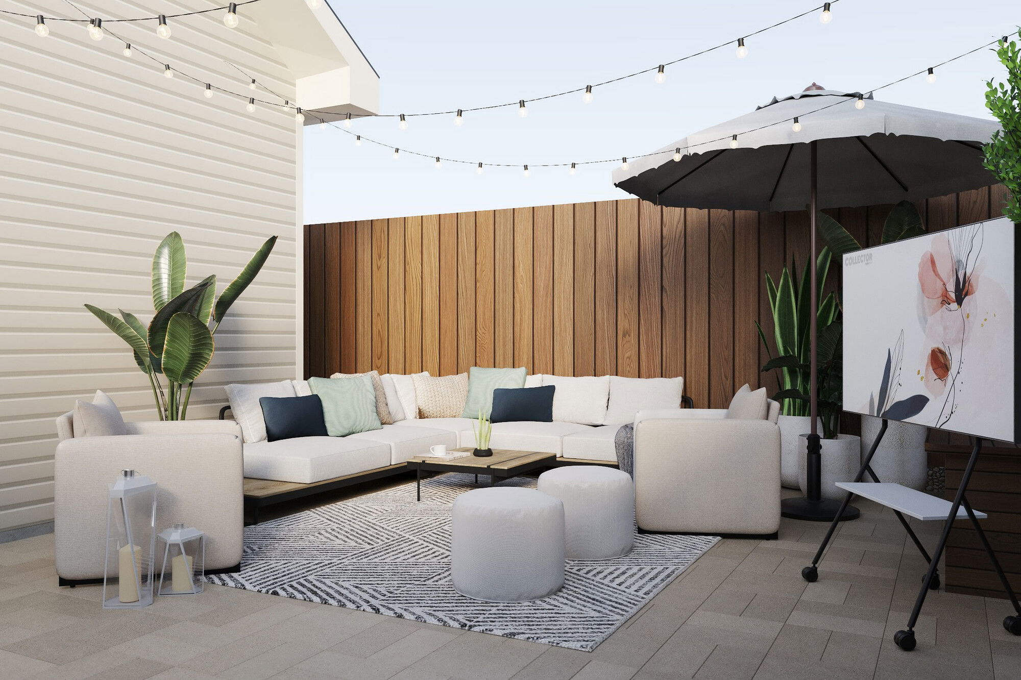 Online Designer Patio 3D Model 2
