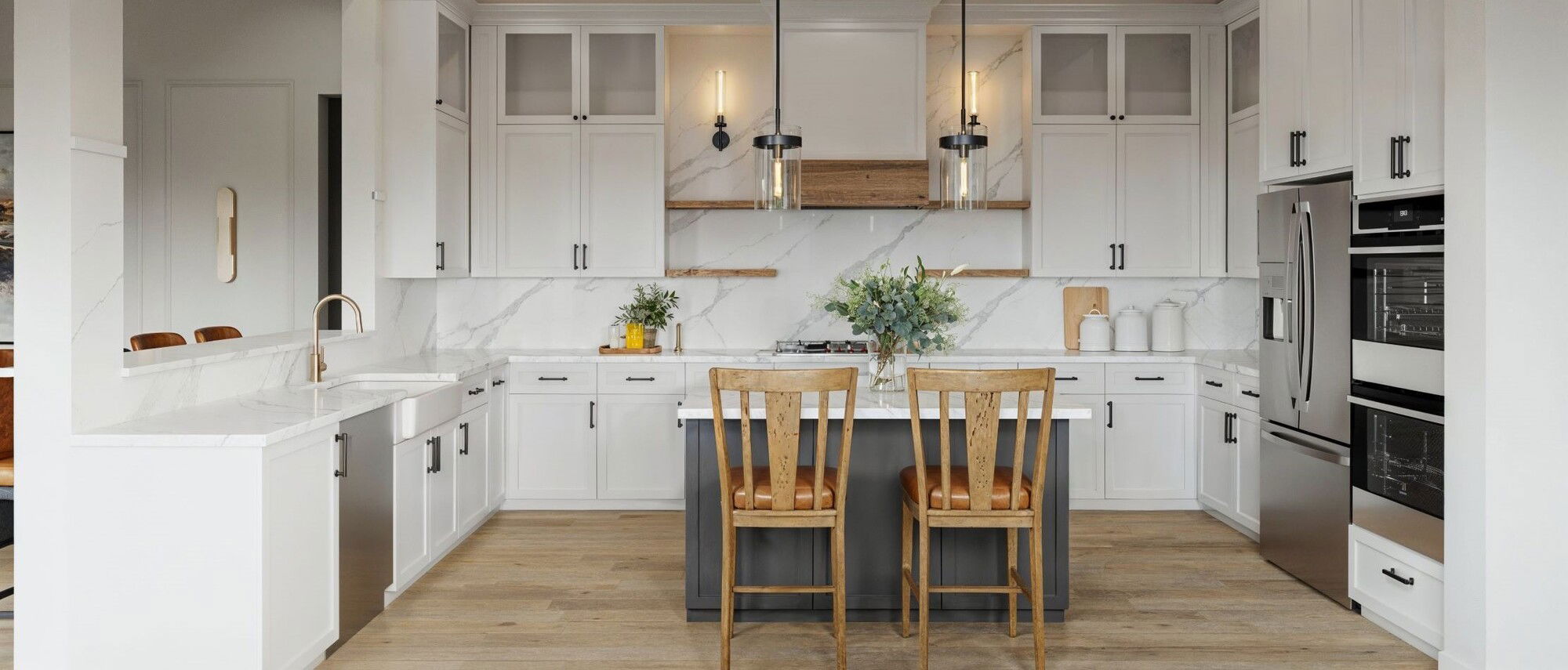 Airy Kitchen Design by affordable Surprise interior designers