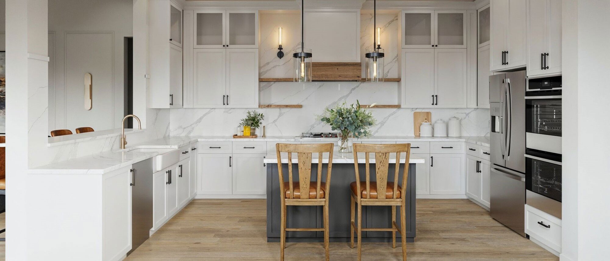 Airy Kitchen Design by top Chandler interior designers