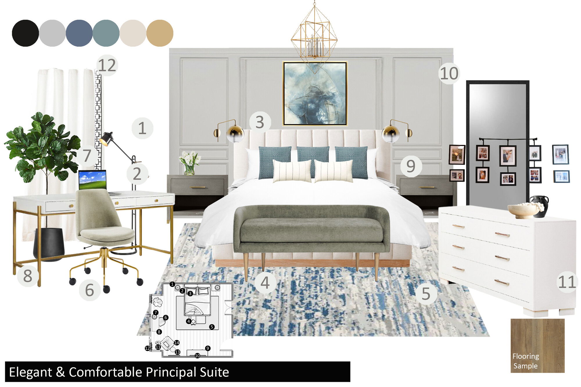 Ideas de diseño interior de dormitorio en línea