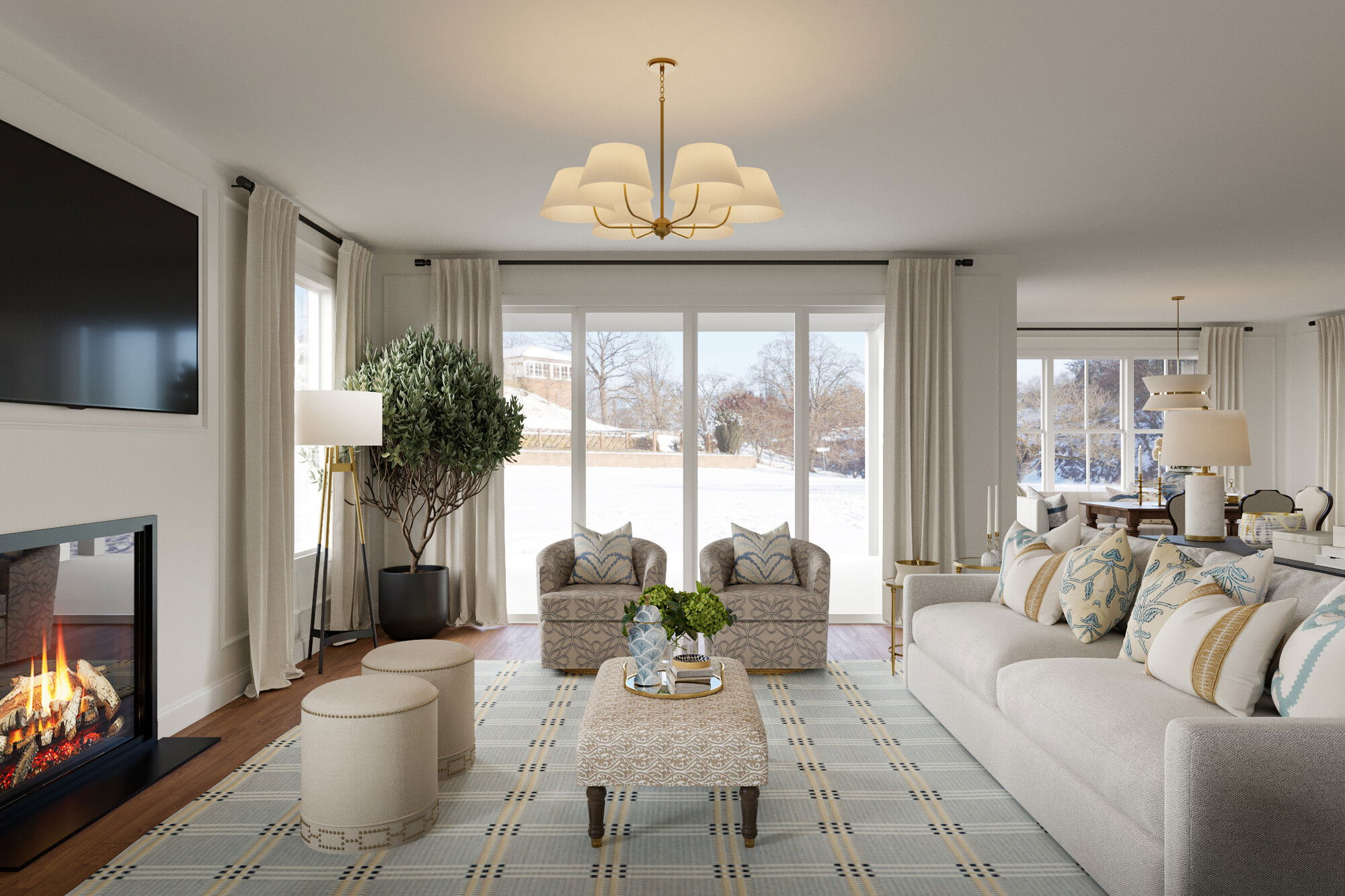 Online Designer Living Room 3D Model 6