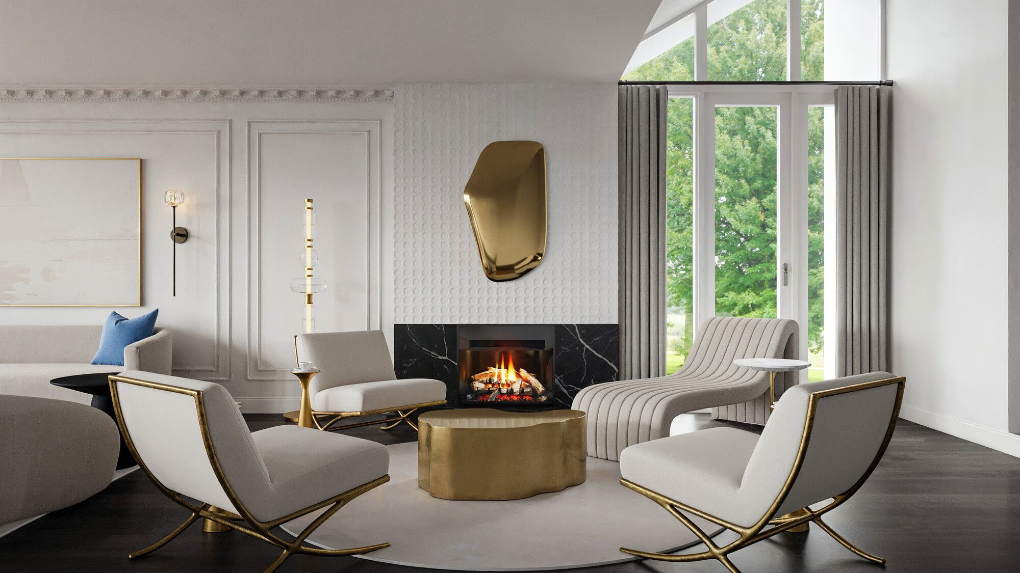 Online Designer Combined Living/Dining 3D Model 3