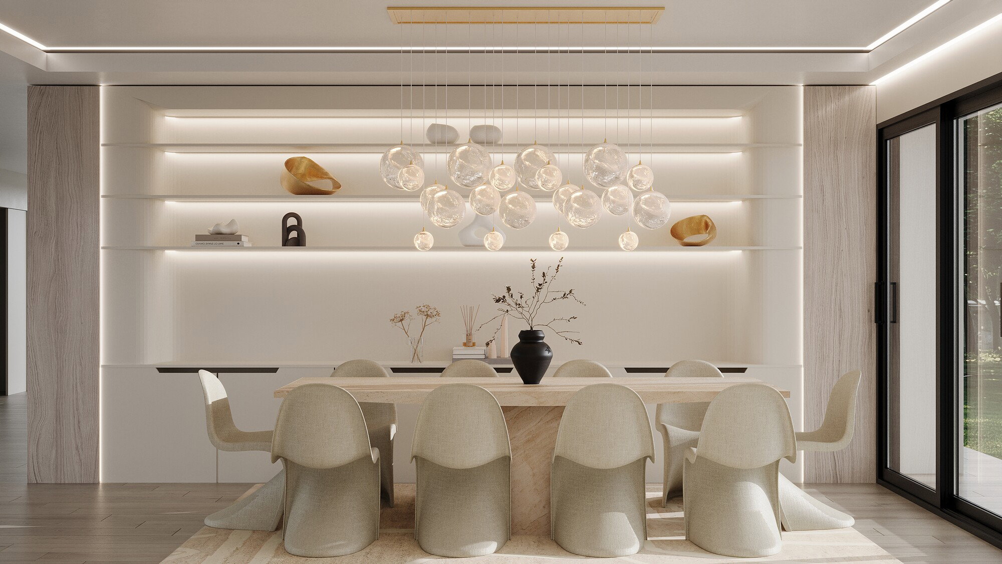 Online Designer Dining Room 3D Model 1