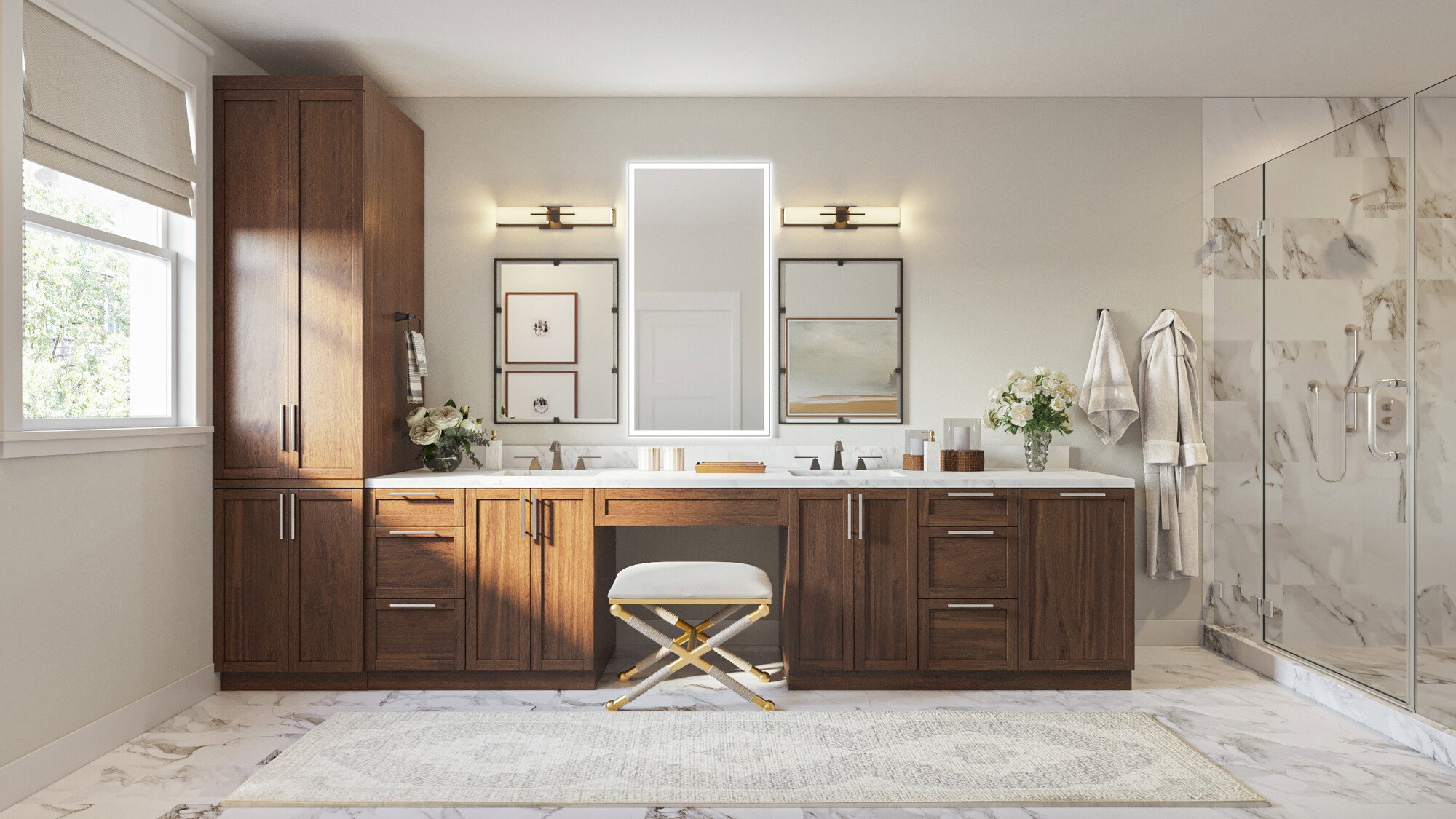 Online Designer Bathroom 3D Model 1
