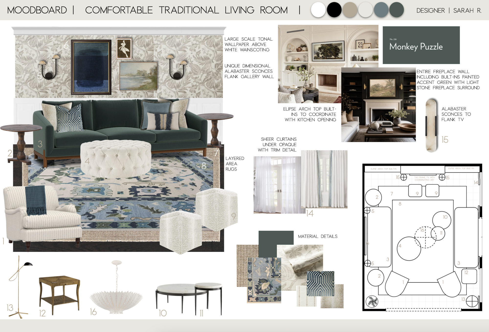 Ideas De Diseño Interior De Sala De Estar De Diseñador En Línea