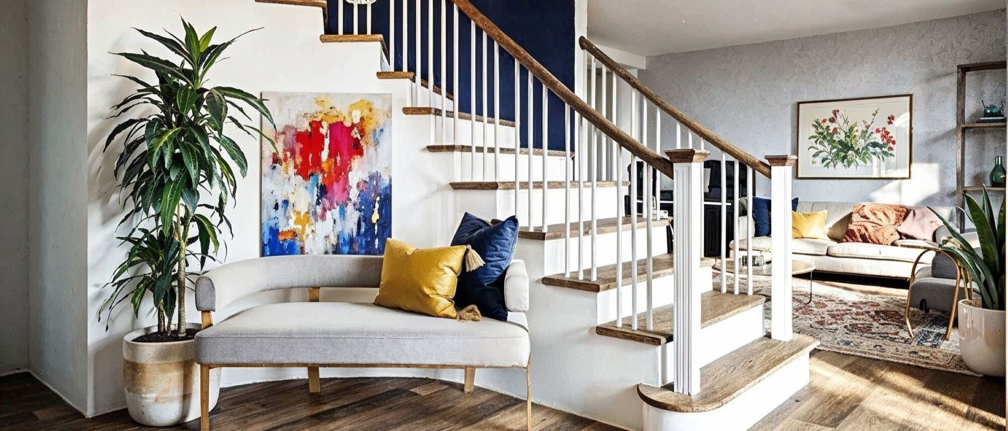 Transitional Style Home Transformation- After Rendering