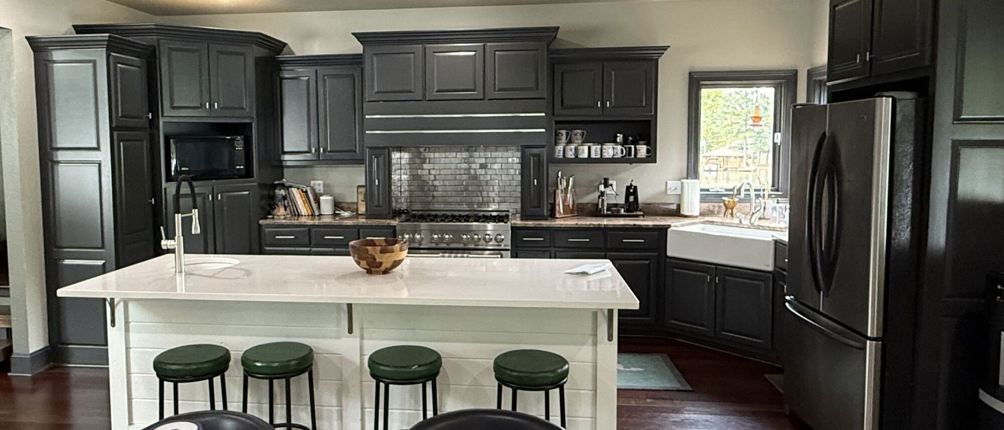 Warm Minimalist Marble Kitchen Renovation- Before Photo