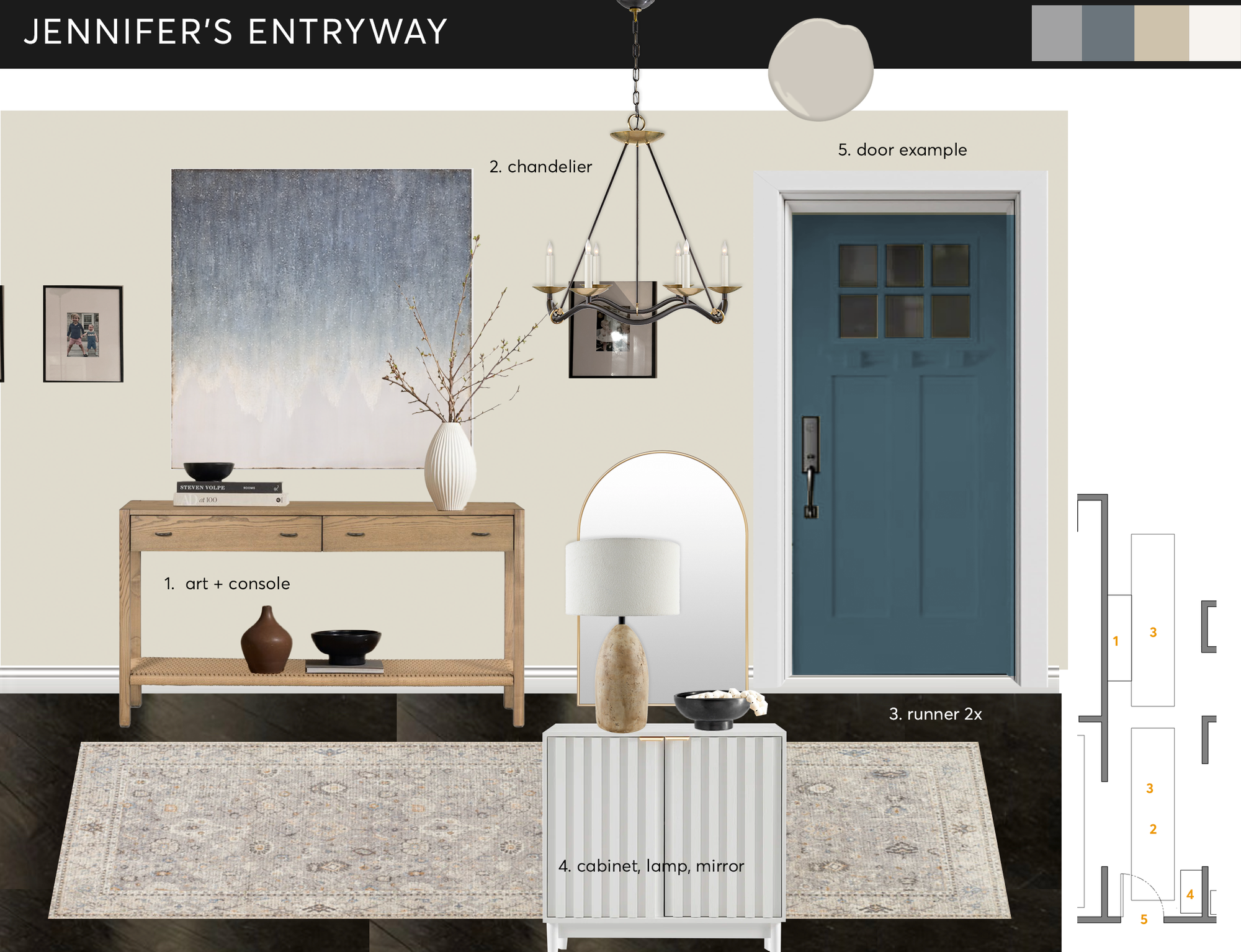 Online Designer Hallway/Entry Interior Design Ideas