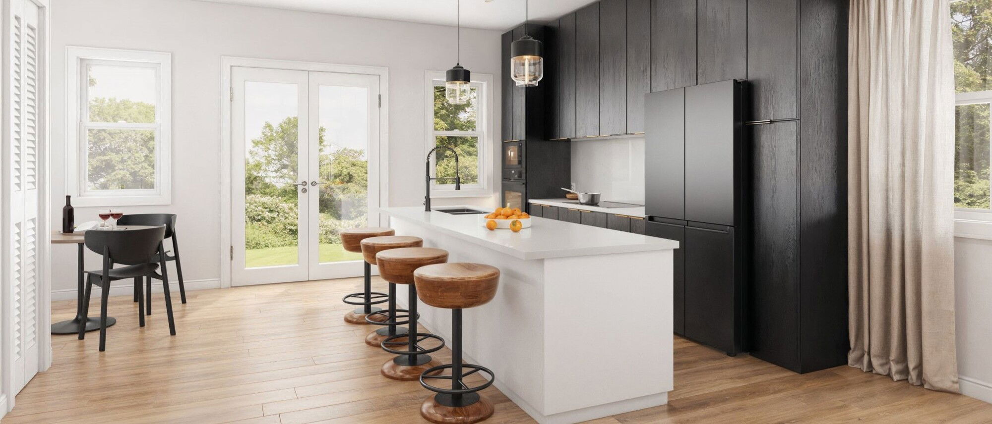 Open Plan Living Room & Kitchen  by interior designers in Clearwater, Florida