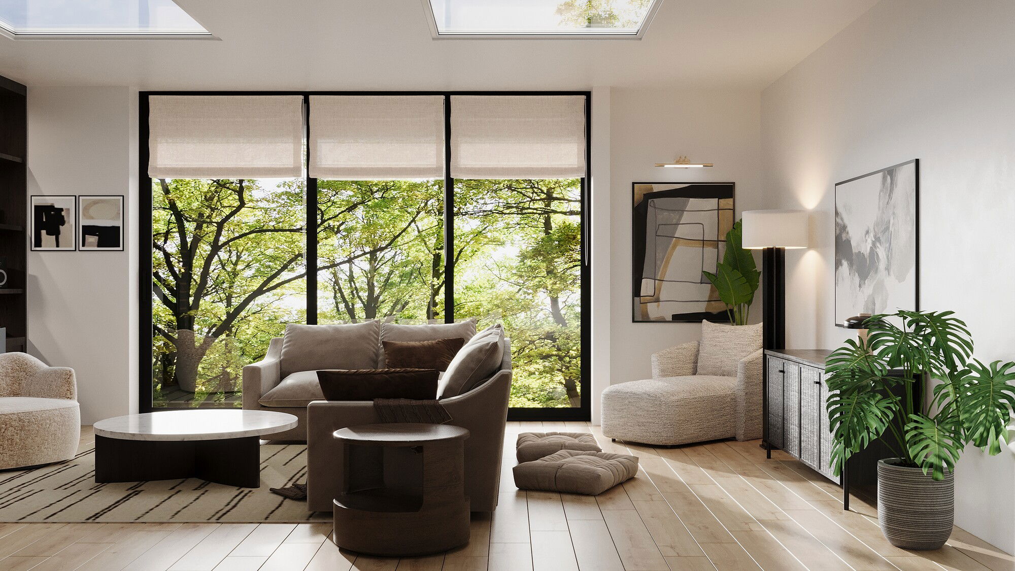 Online Designer Combined Living/Dining 3D Model thumbnail3