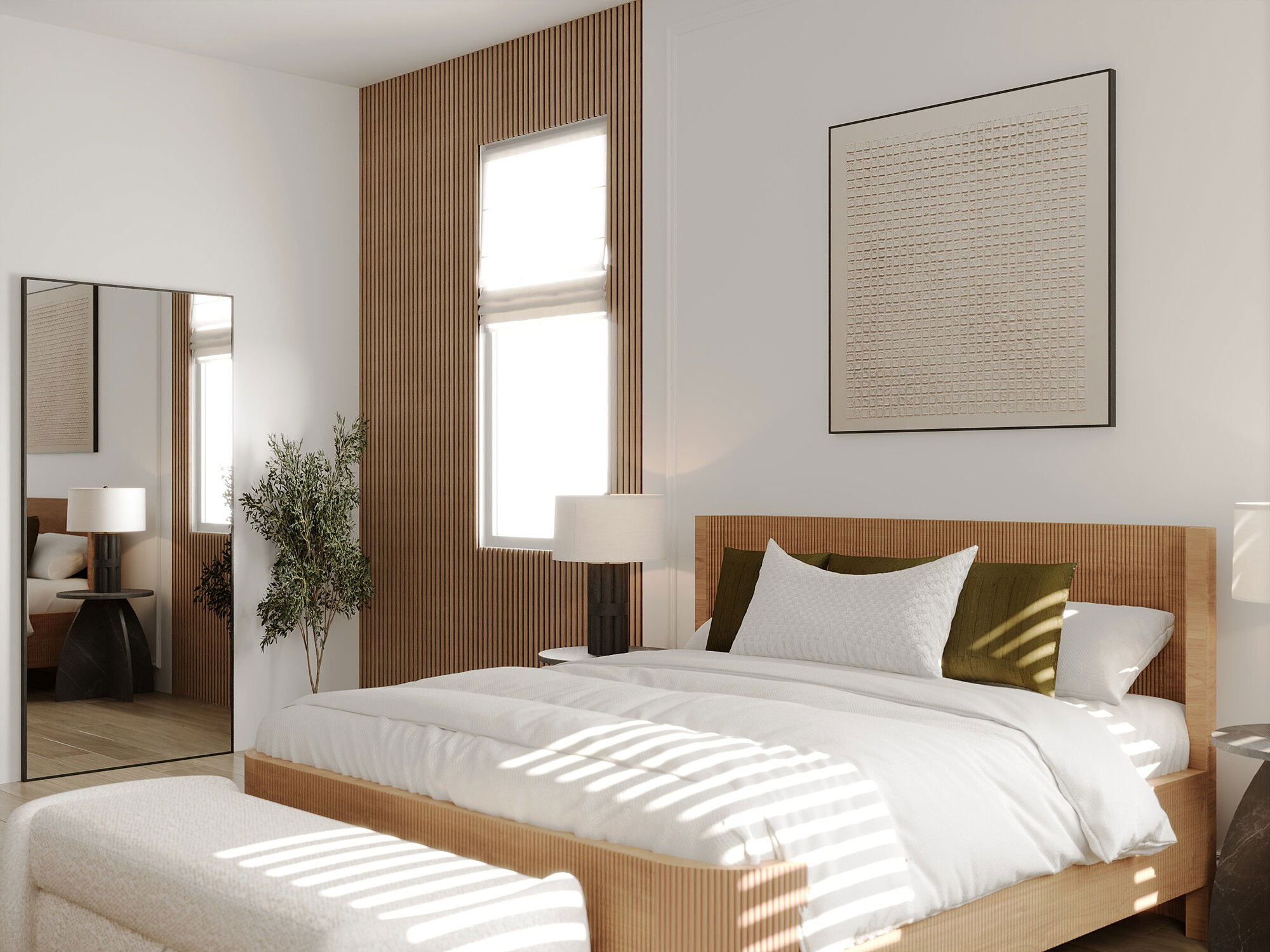 Online Designer Bedroom 3D Model 3