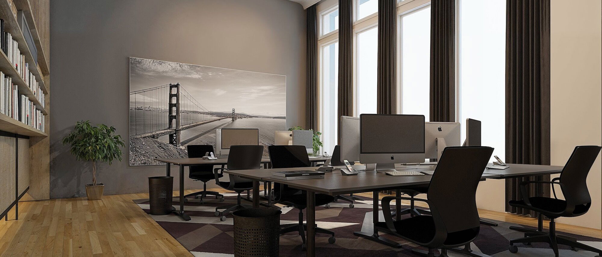 Modern Office- After Rendering