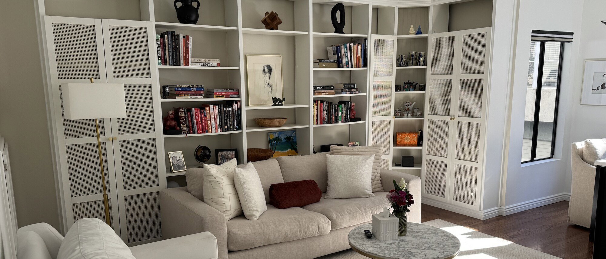 Sleek & Contemporary Living & Dining Room-Kimberly Before Photo
