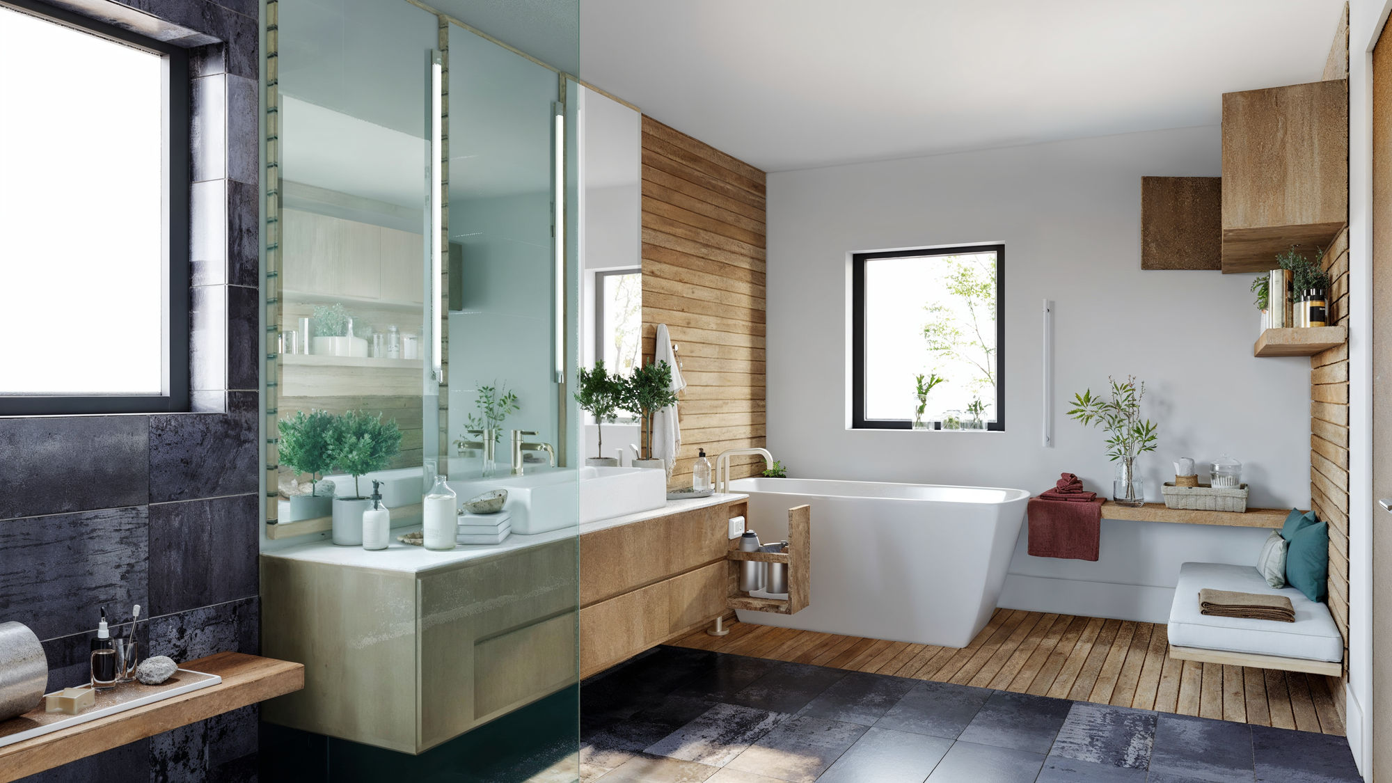 Online Designer Bathroom 3D Model 2