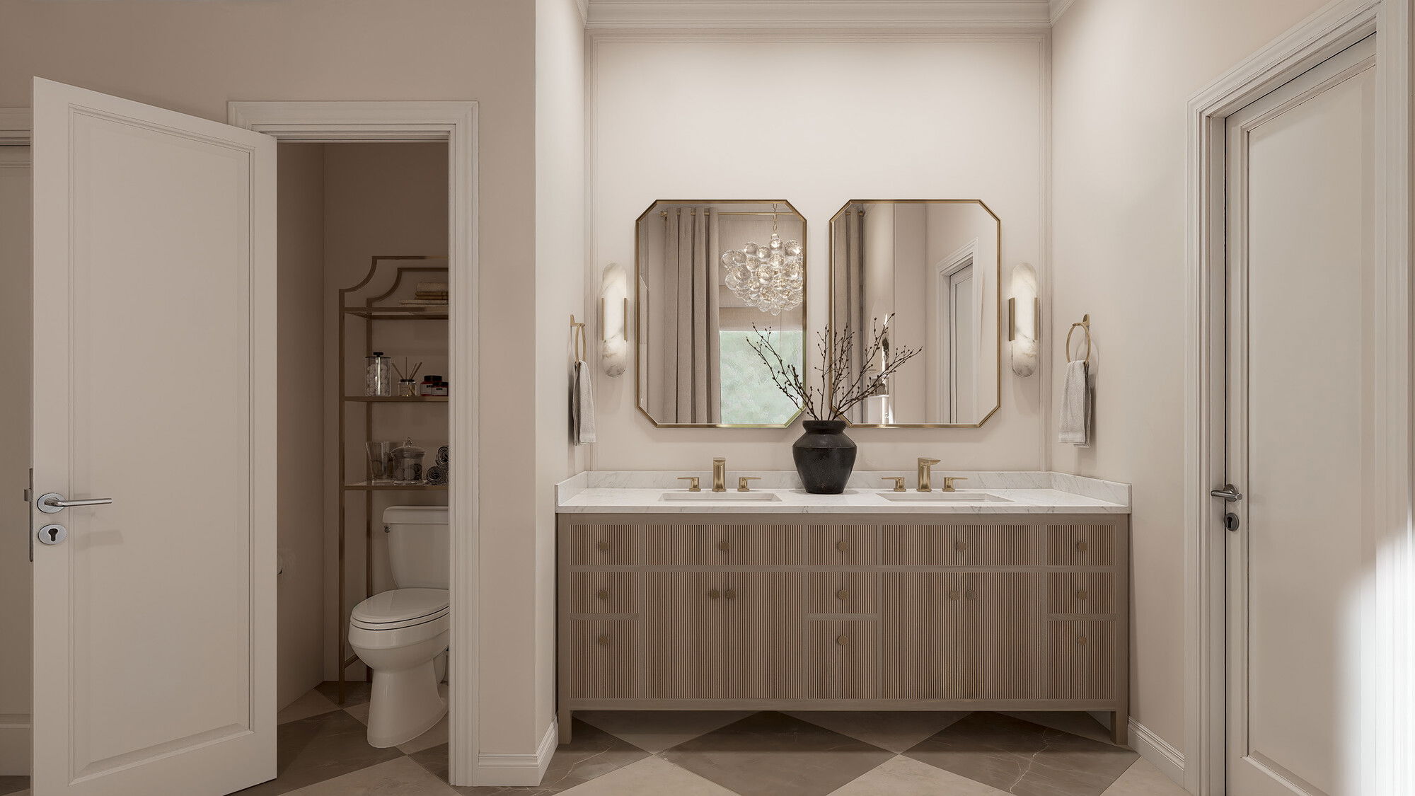 Online Designer Bathroom 3D Model 2
